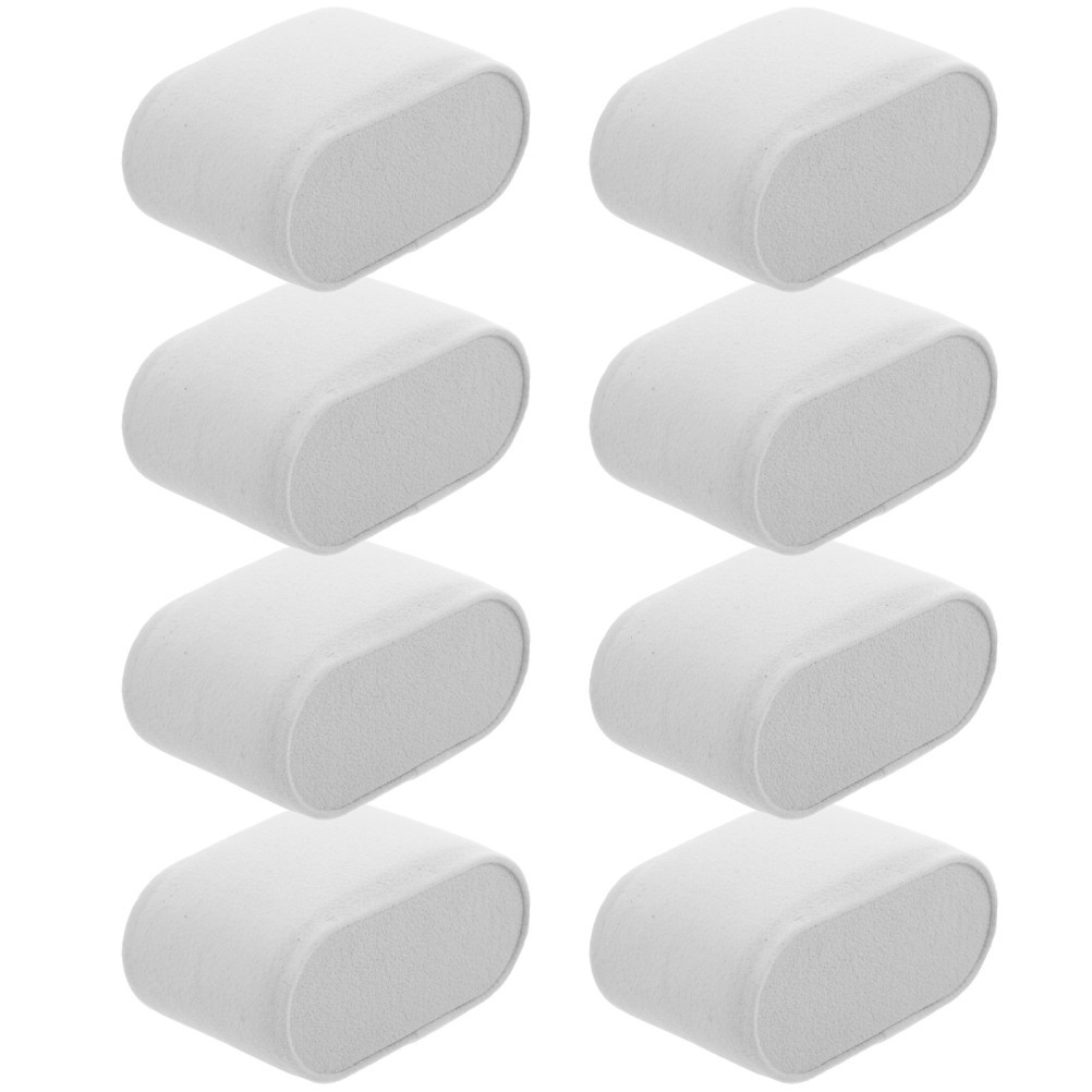 8Pcs Reusable Watch Pillow Inserts White Soft Plush Jewelry Cushion for Storage