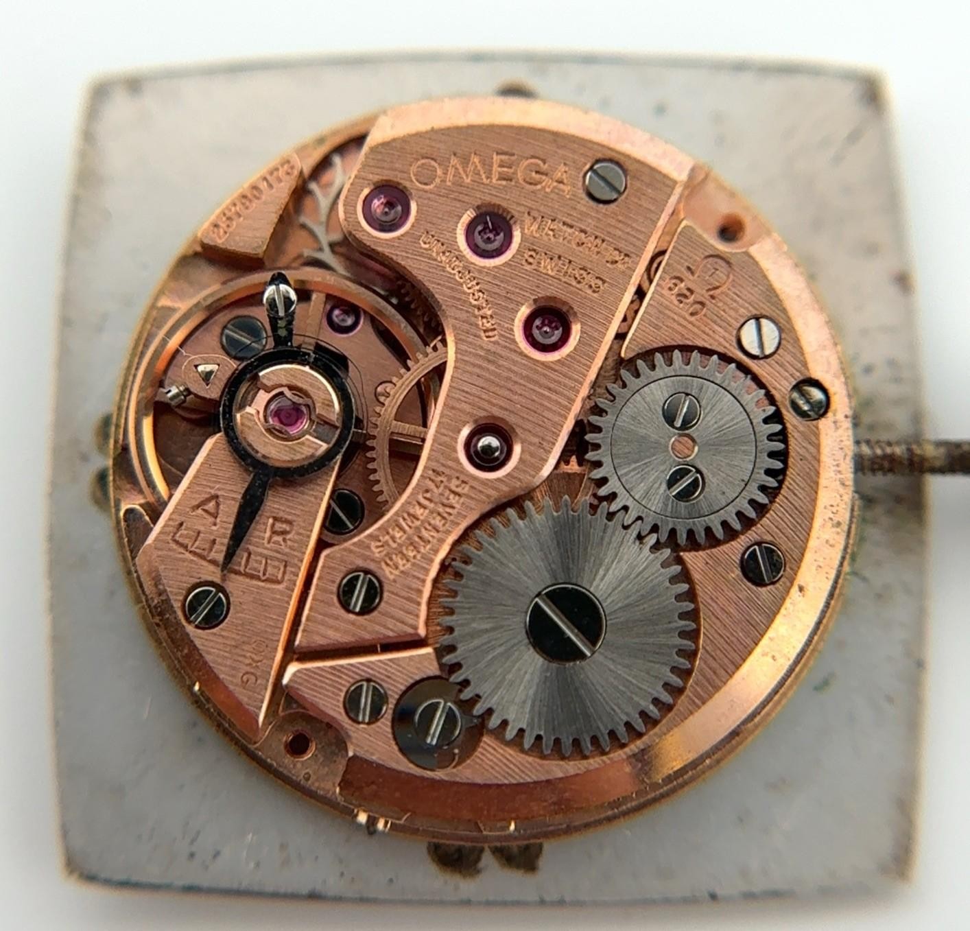 20.6mm Omega Tiffany & Co. Dial & Cal 620 17 Jewels Mechanical Manual Movement
