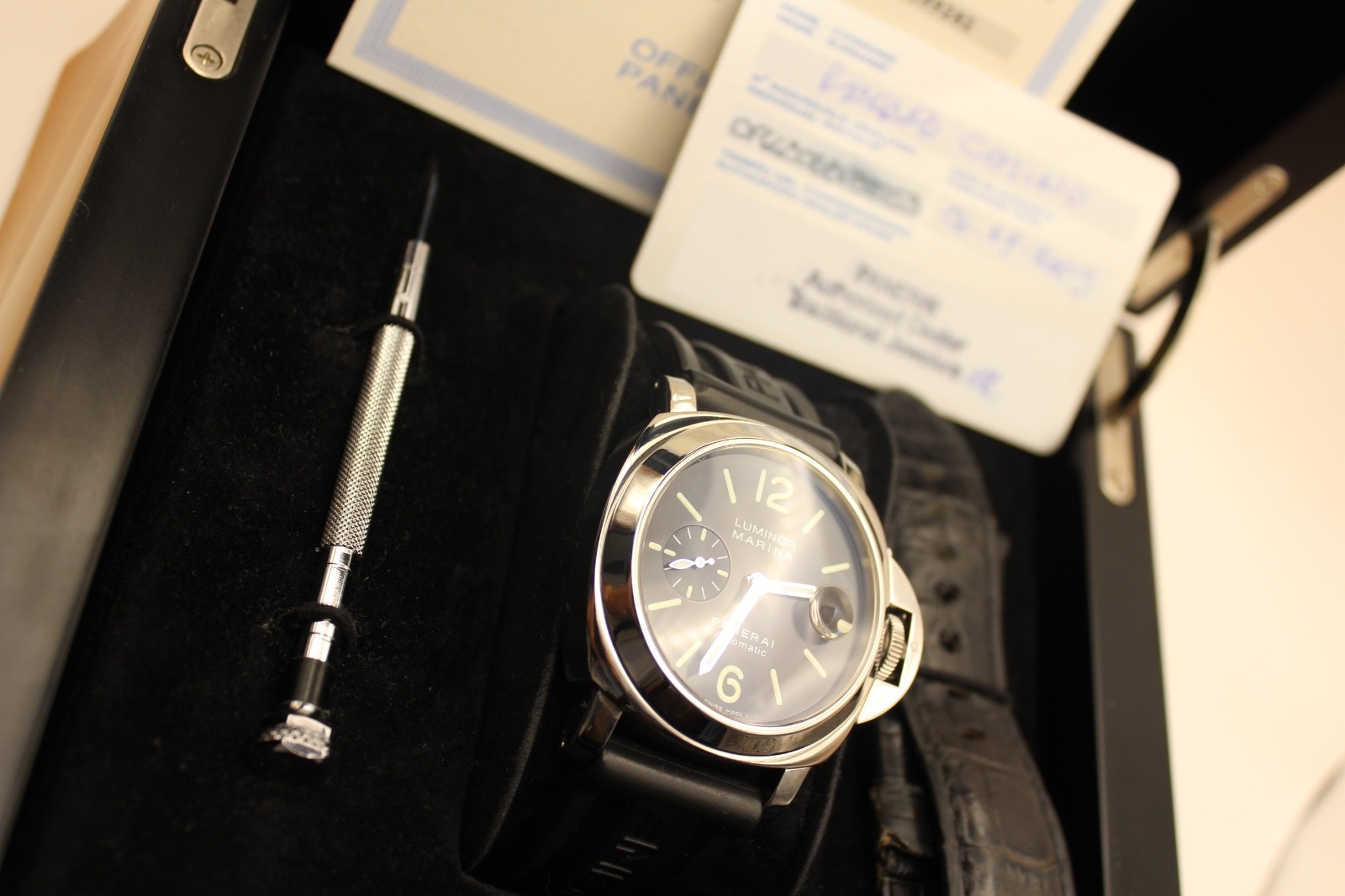 Panerai Luminor Marina Men’s Black Watch – PAM00104