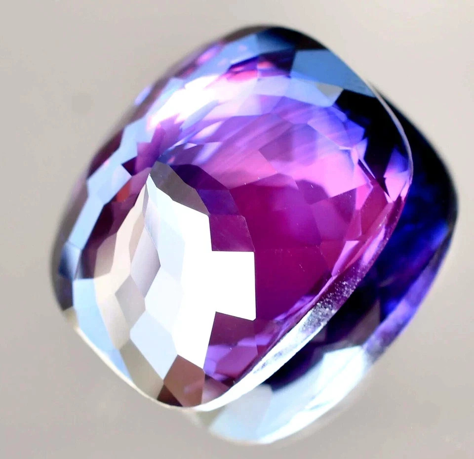 AAA 9.55 Ct Ravishing Natural Ceylon Purple Blue Sapphire Loose Cushion Gemstone