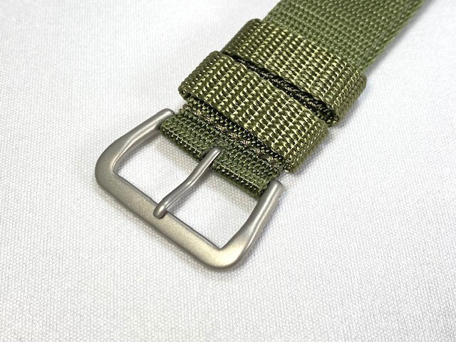 Seiko Genuine Nylon Band 22mm Green 4A212AL for SNZG09JC/7S36-03J0