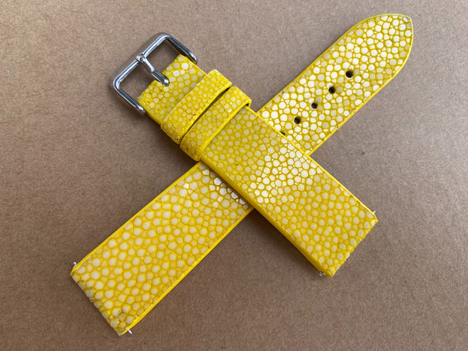 Yellow Stingray Watch Strap Band 16mm 18mm 19mm 20mm 21mm 22mm 23mm 24mm 26mm