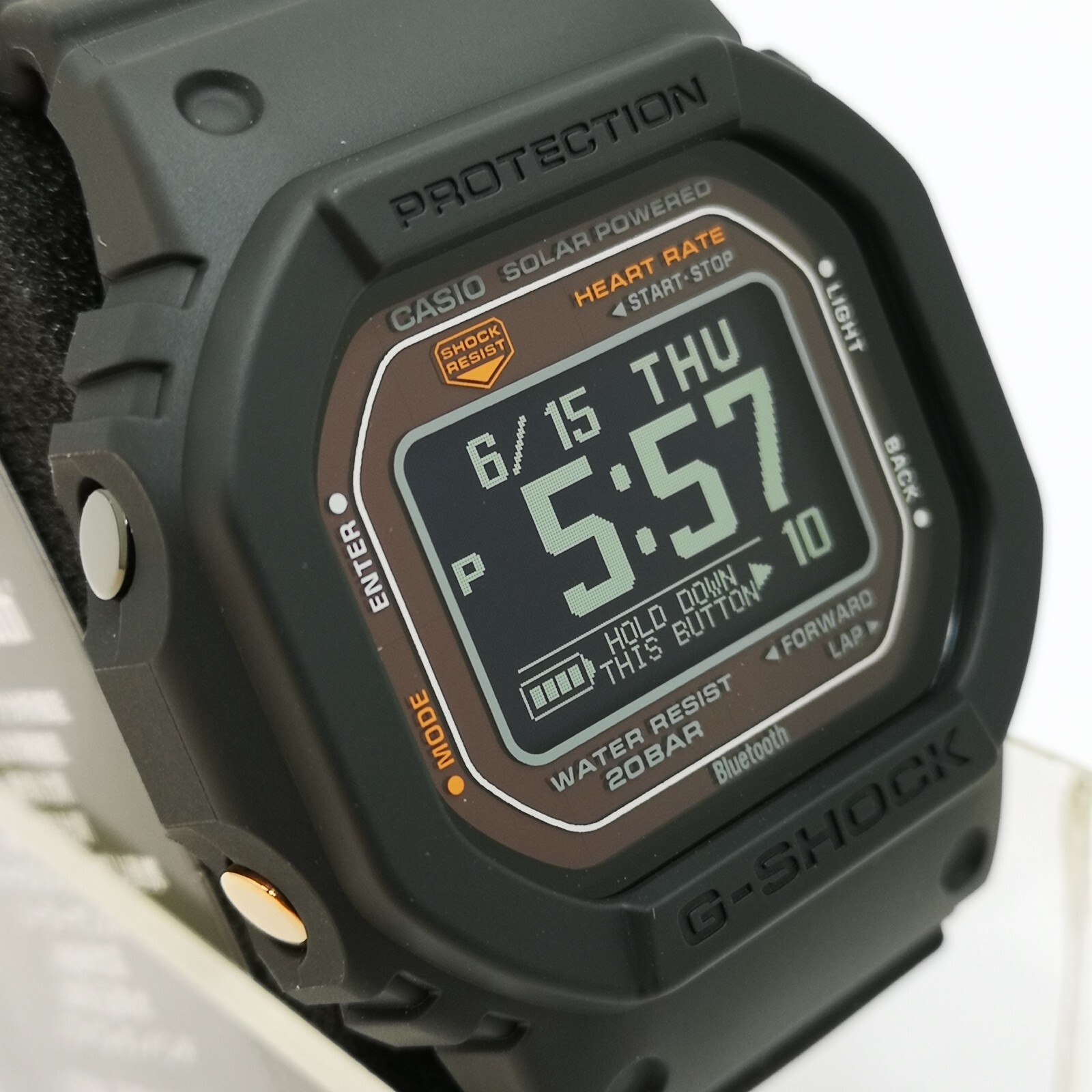 CASIO G-SHOCK DW-H5600-1JR Black G-SQUAD Sport Digital Men’s Watch New in Box
