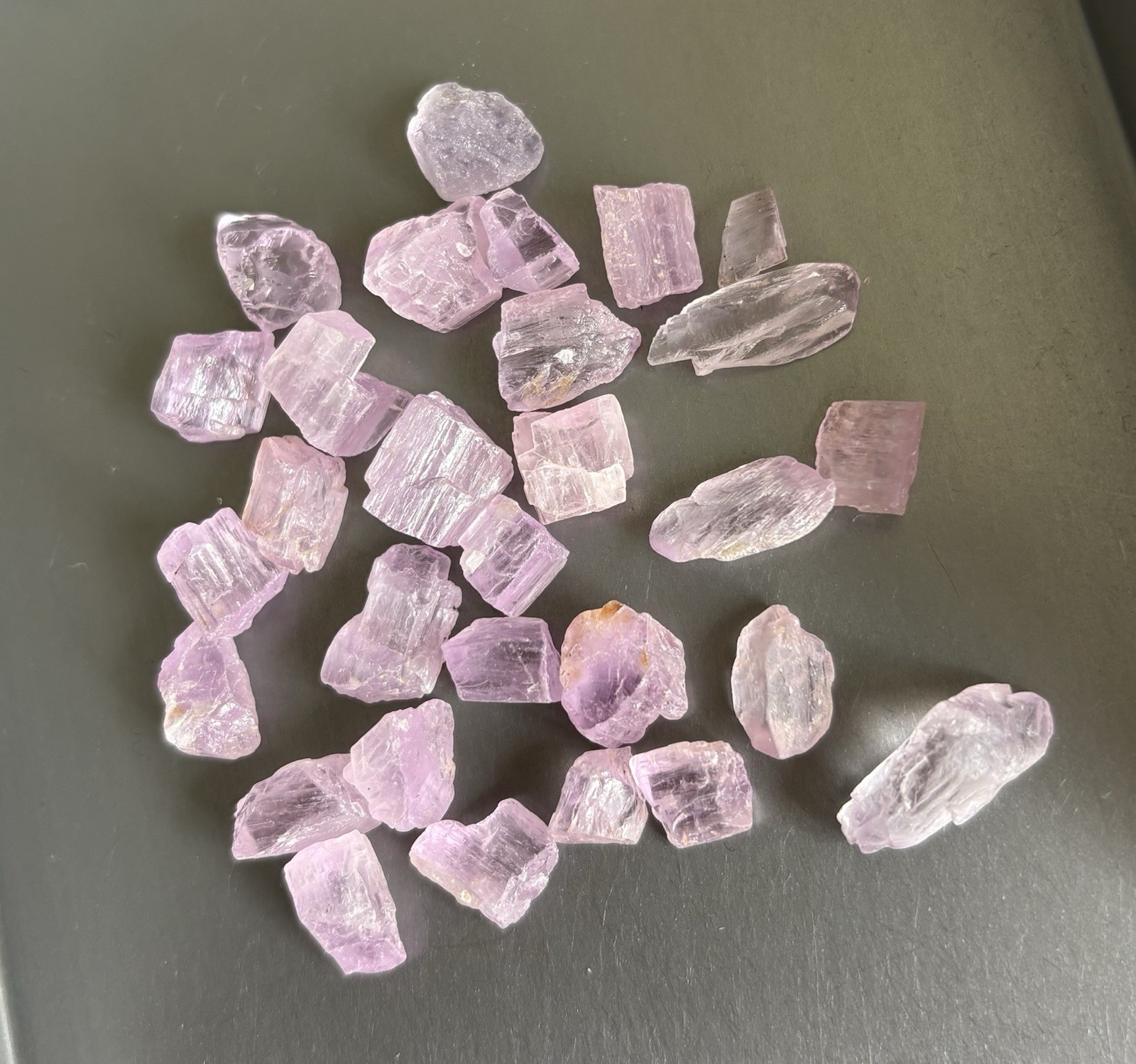Nice Lot 149 Cts Natural Purple Colour Kunzite Rough From Nigeria