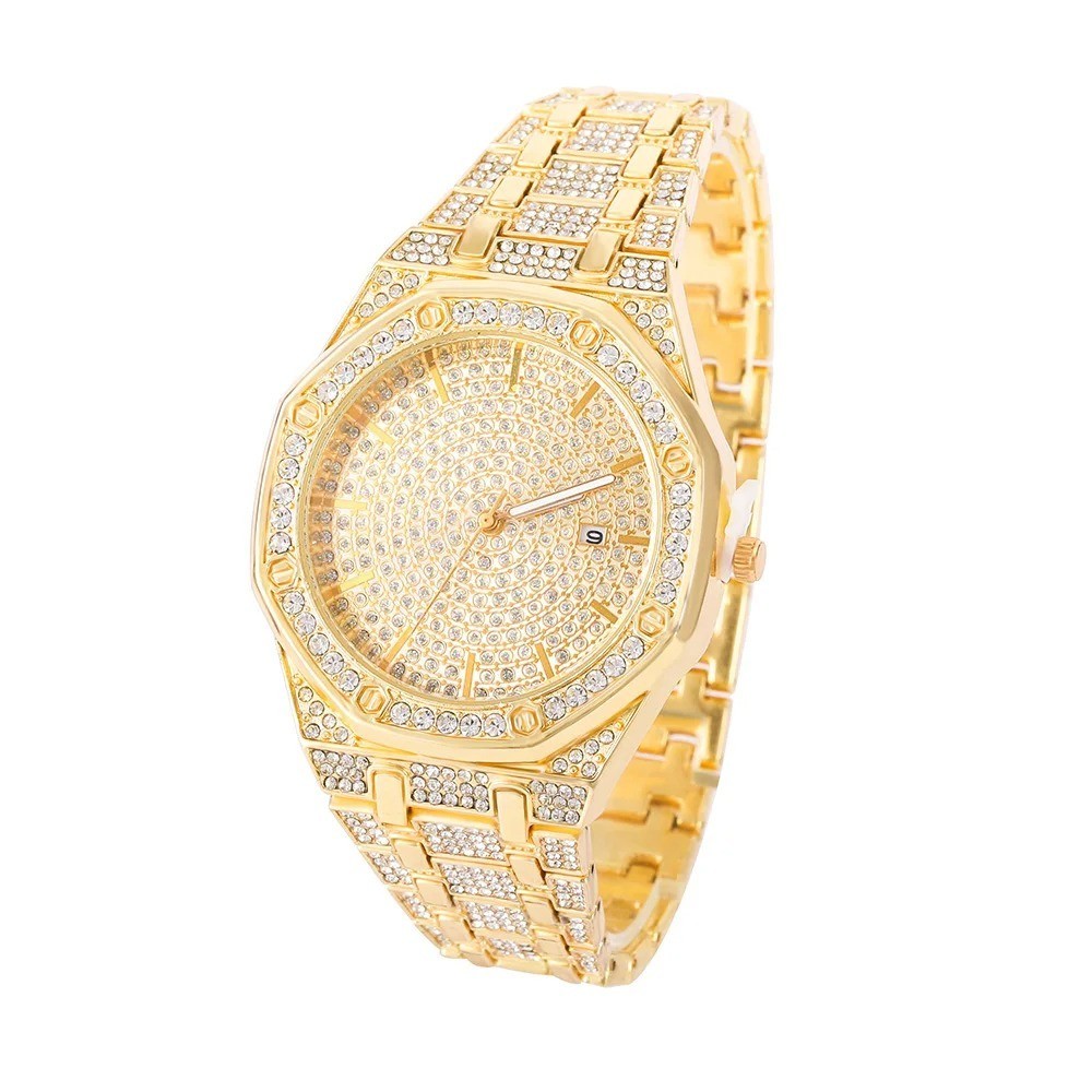 BRAND NEW 2025 Men ICED OUT MOISSANITE/DIAMOND SIMULATED Luxury Watch