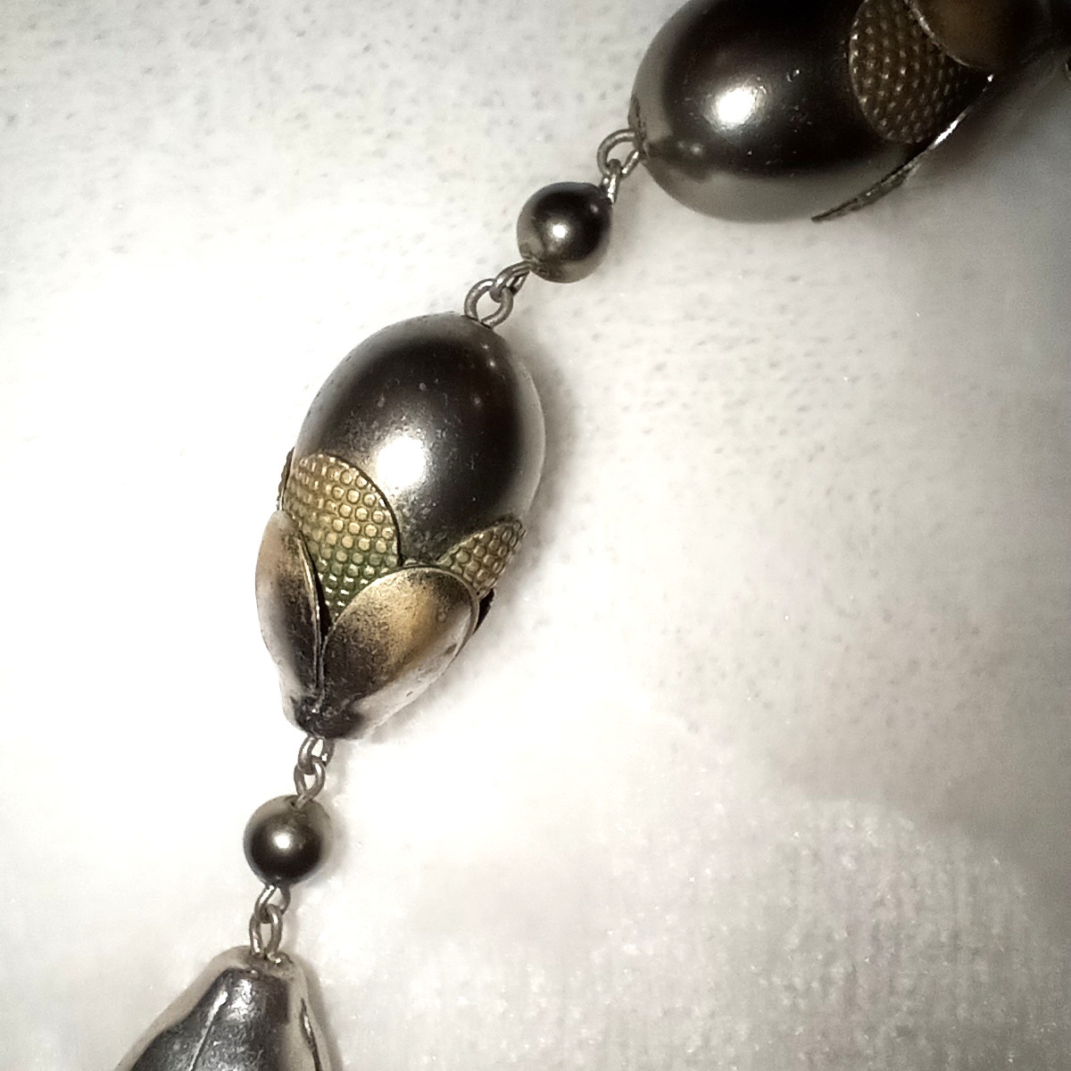 Vintage Art Deco NECKLACE Machine Age Botanical German Modernist J.Bengel School