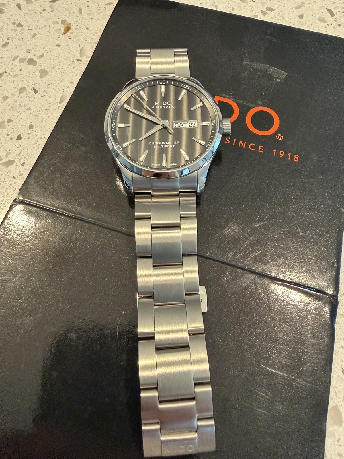 Mido Multifort Chronometer Automatic Men’s Watch M038.431.11.061.00 42mm Swiss
