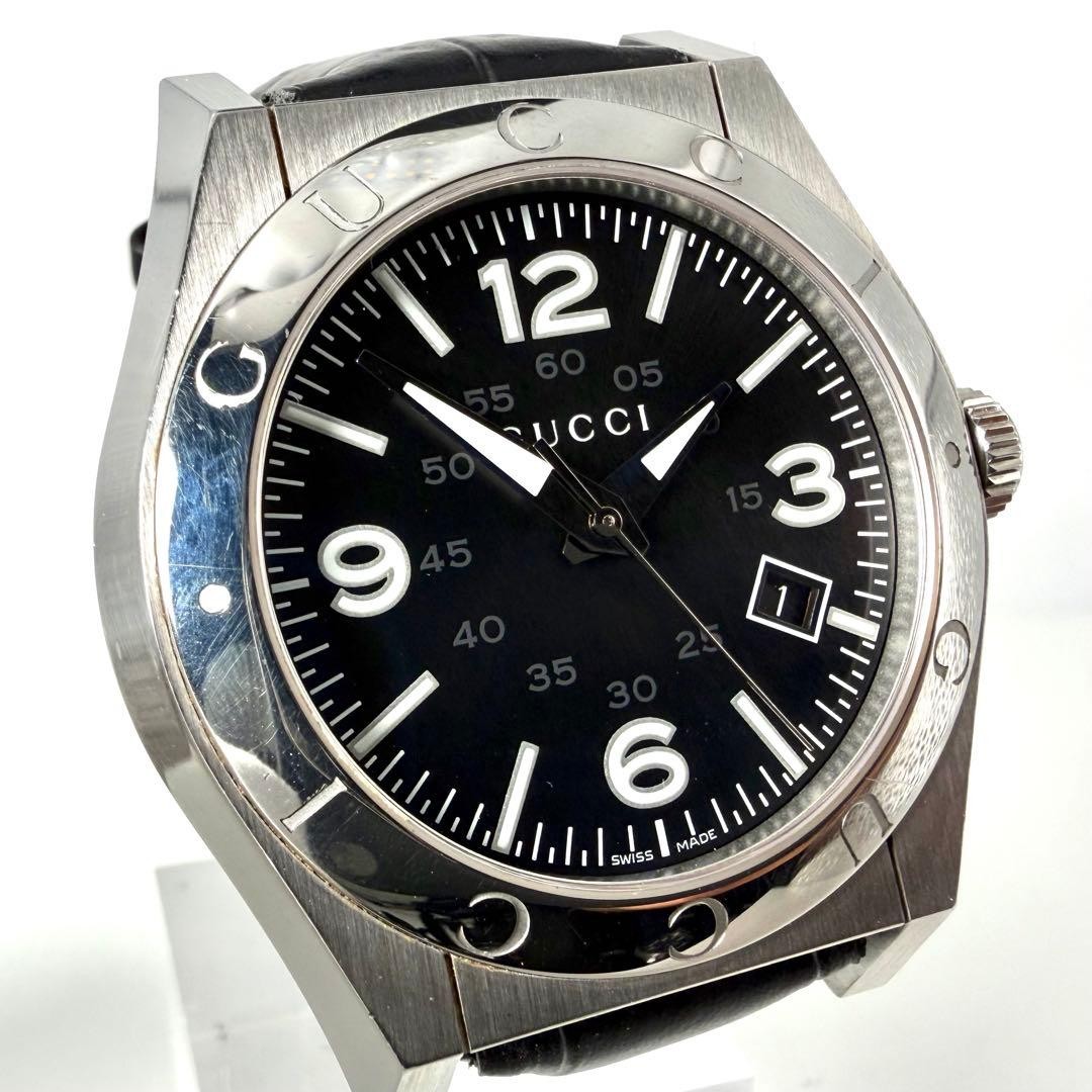 GUCCI 115.2 Pantheon Date Men’s Watch Working Condition