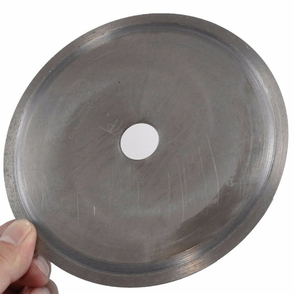6 Inch SINTERED Diamond Lapidary Saws Blade Arbor 1” Gem Saw Rock Slab Trim