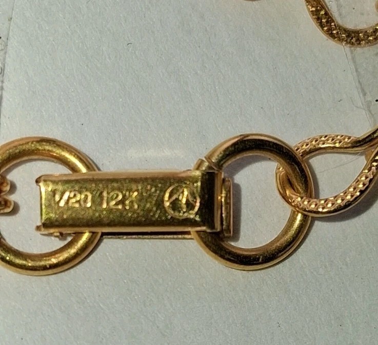 Vintage 1/20 12k Gold Filled 5.5″ Bracelet