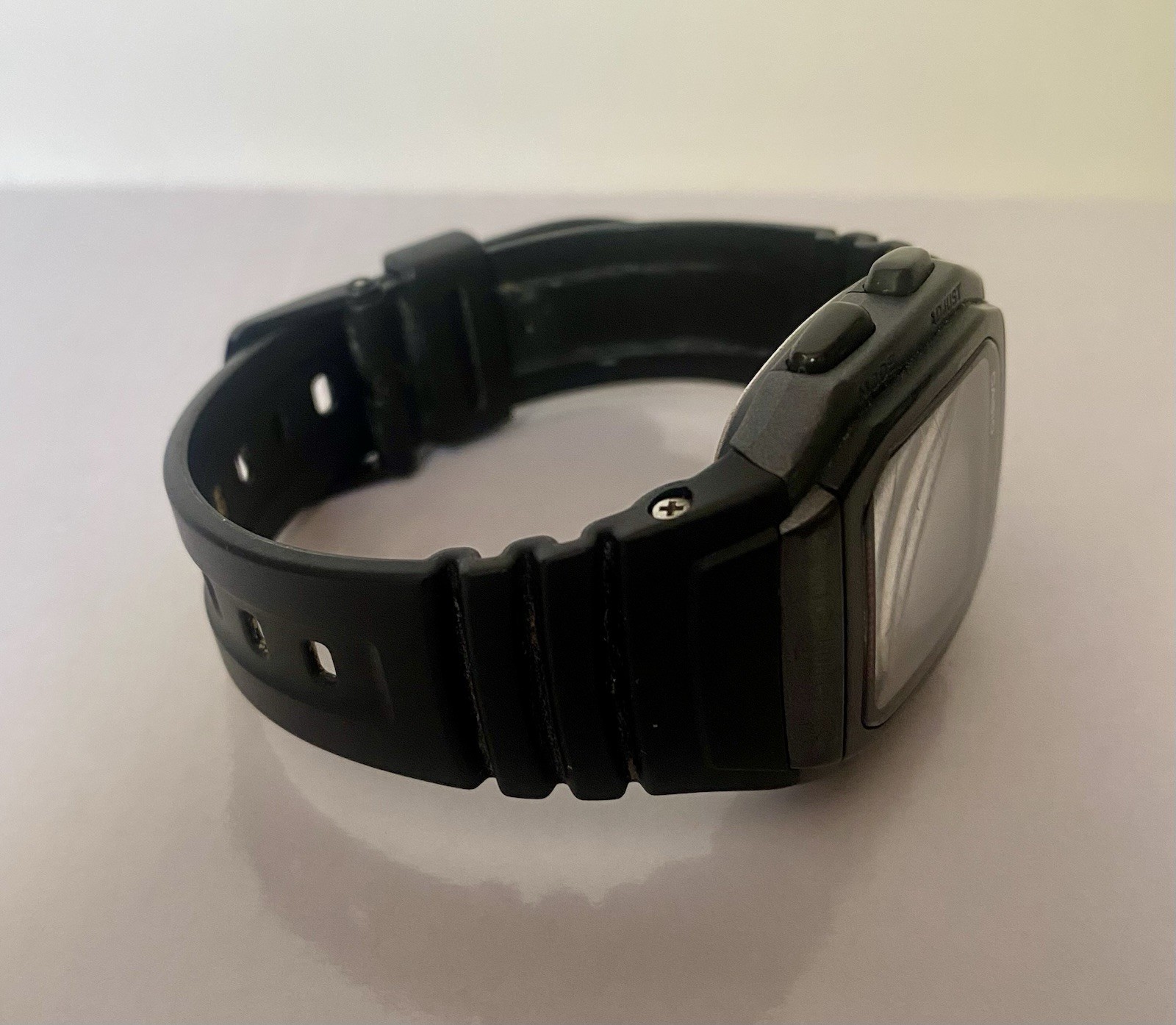 Casio Watch 3239 W-96h Illuminator Digital Black Band Chrono Dual Time Alarm