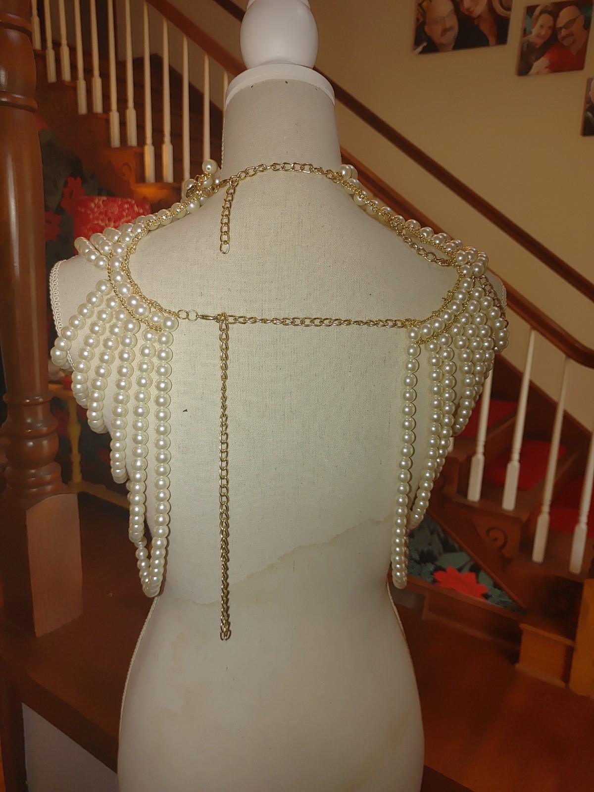 Pearl Collar Body Jewelry