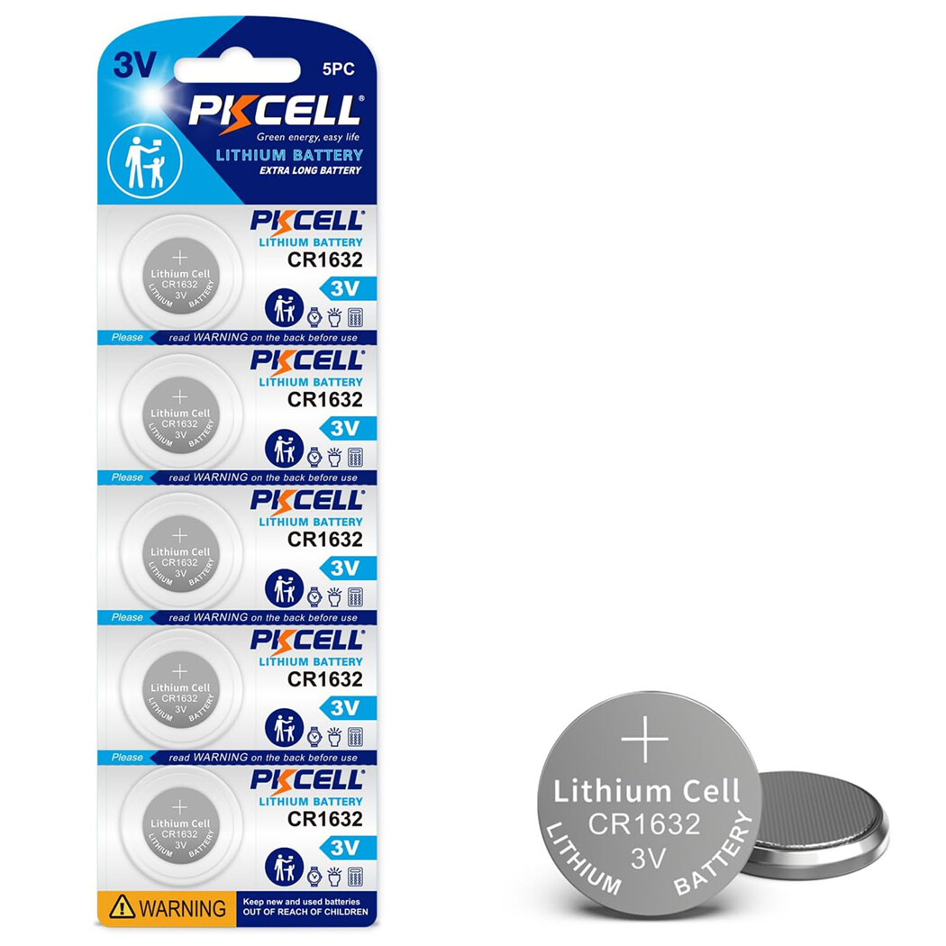 100PC CR1632 Non-rechargeable 3V Li-ion Batteries Button Cell DL1632 BR1632