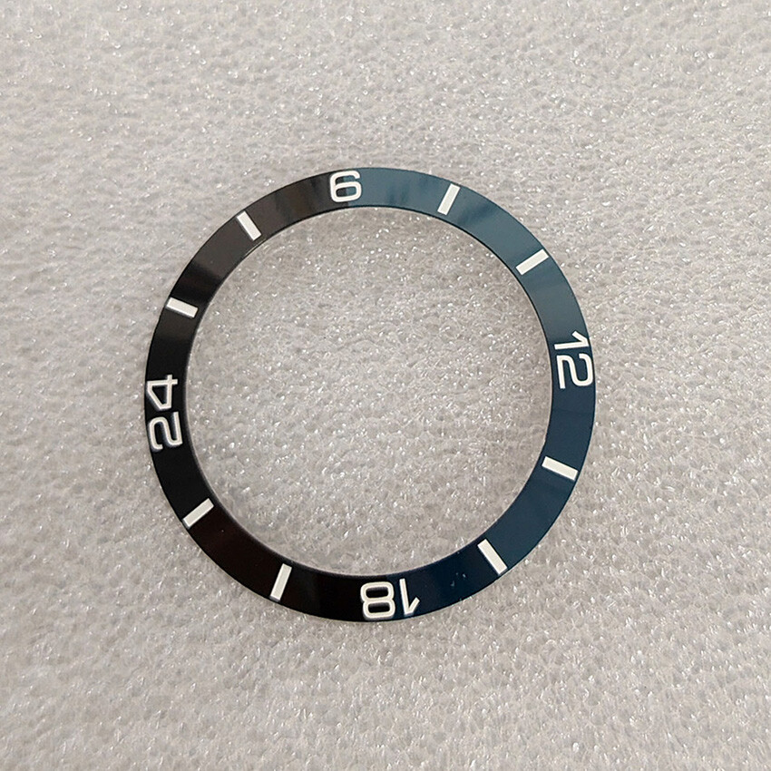 38MM Two-color Bevelled Ceramic Bezel Watch Insert Ring Inside Diameter 30.5MM