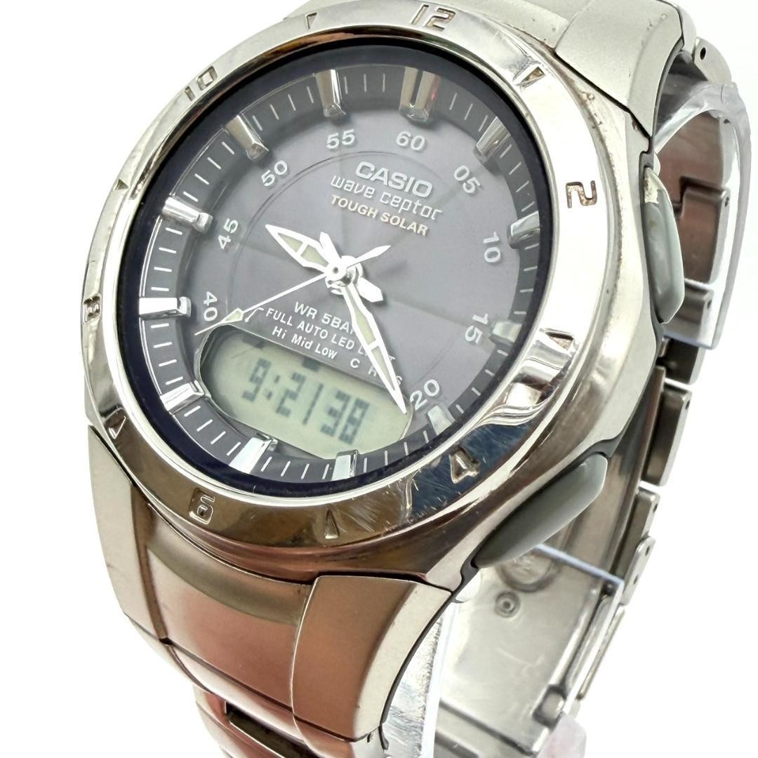 Casio WVA-400J Wave Ceptor Watch, Luminous Hands, Light, Men’s, Working ,
