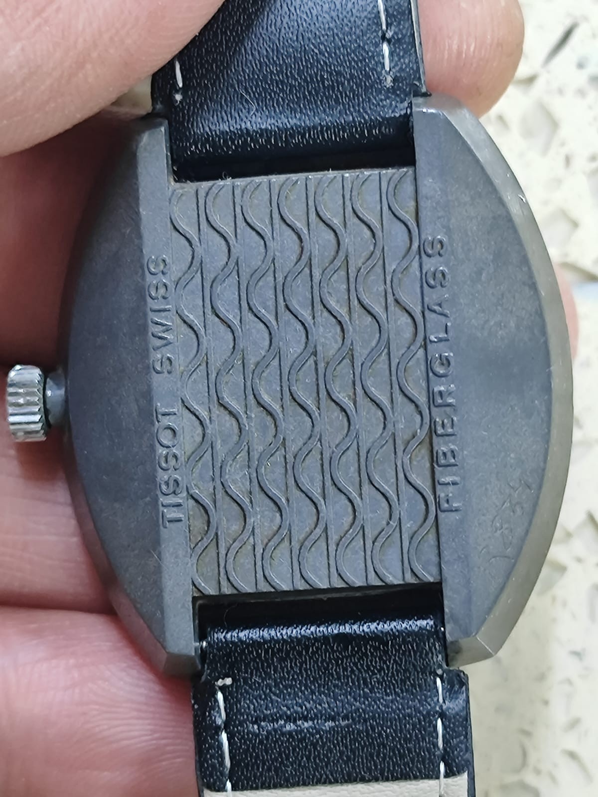 1975 Vintage Tissot Sideral S Automatic Special Dive Watch Fiberglass Working