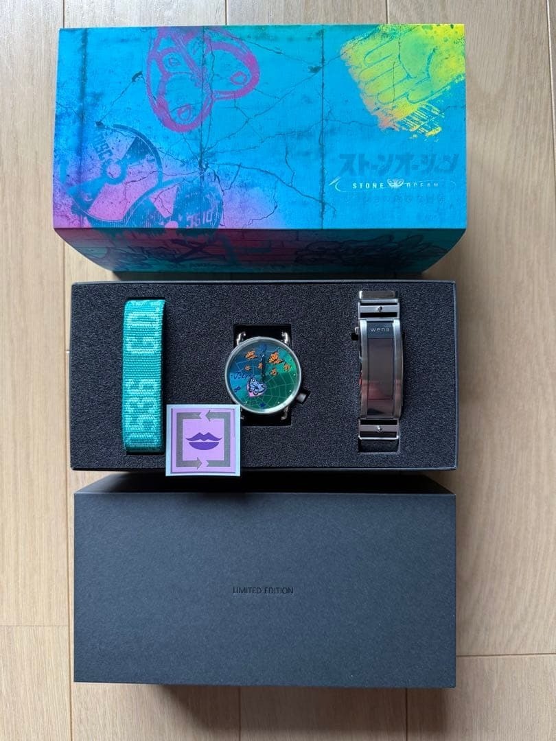 SONY Wena3 JOJO’S Bizarre Adventure Smart Watch Limited Jorin Edition Japan