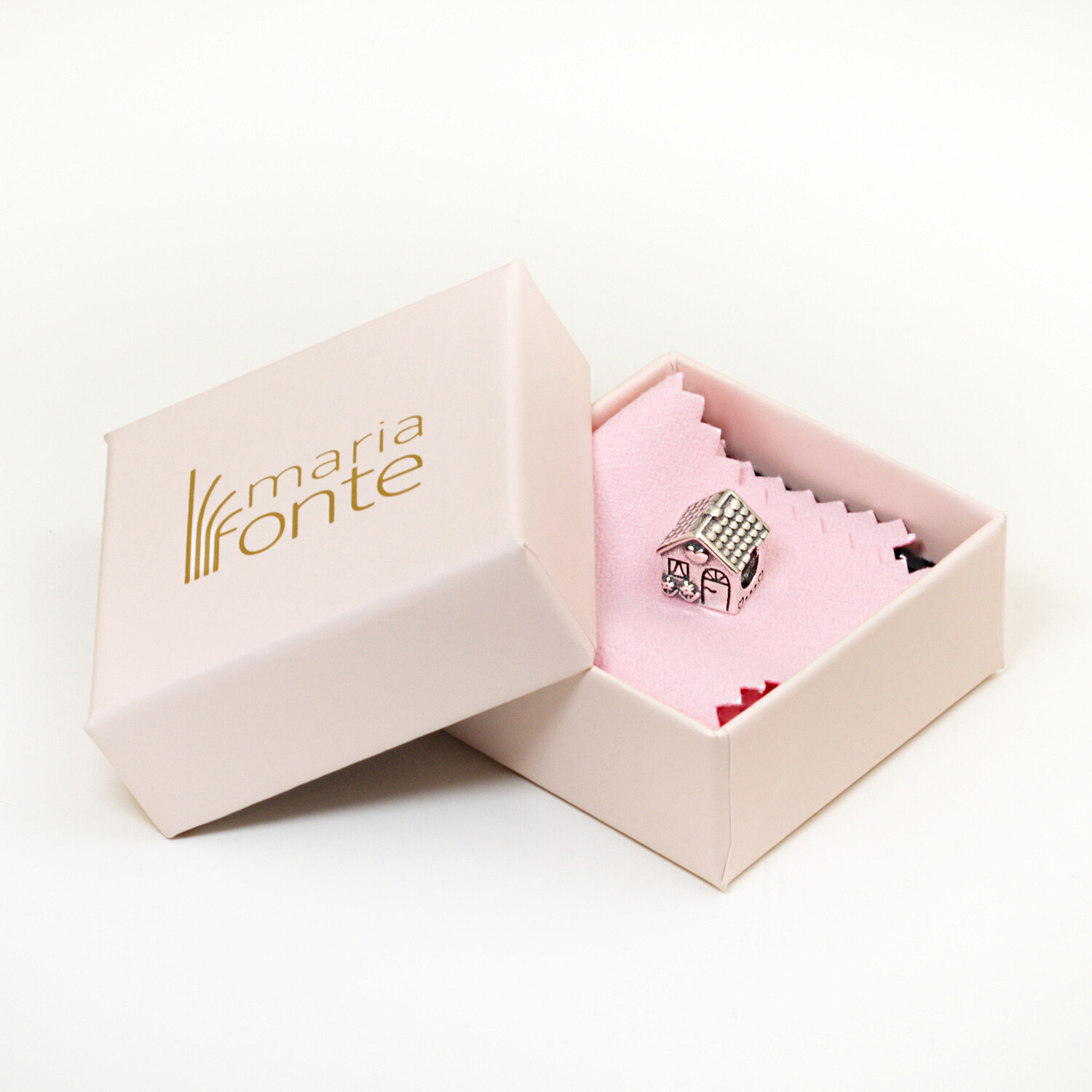 MariaFonte Bead 925 Sterling Silver Home Charm Compatible