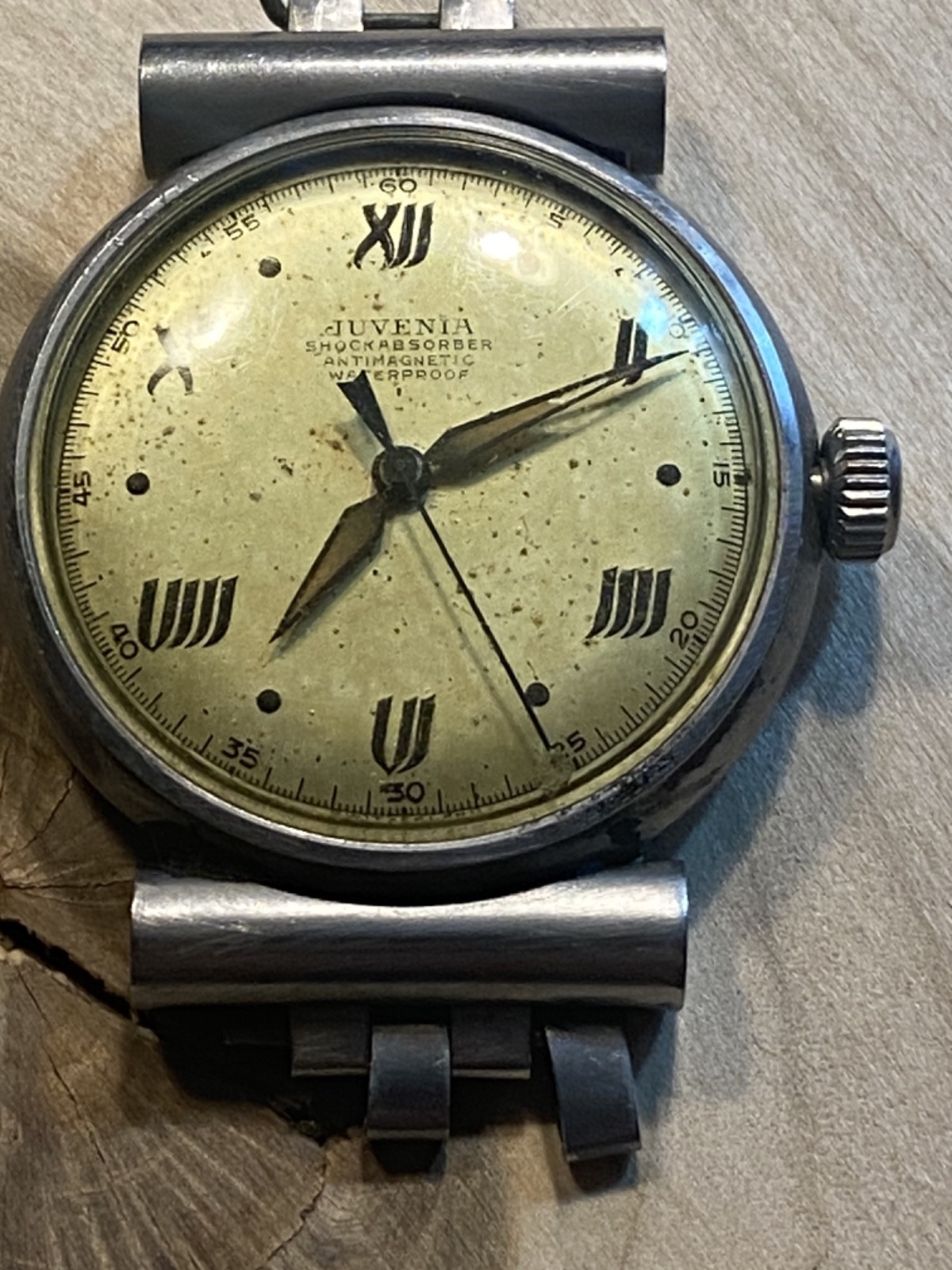 1950’s 4X ALL Steel JUVENIA w/ Hooded Lugs, Non-running!