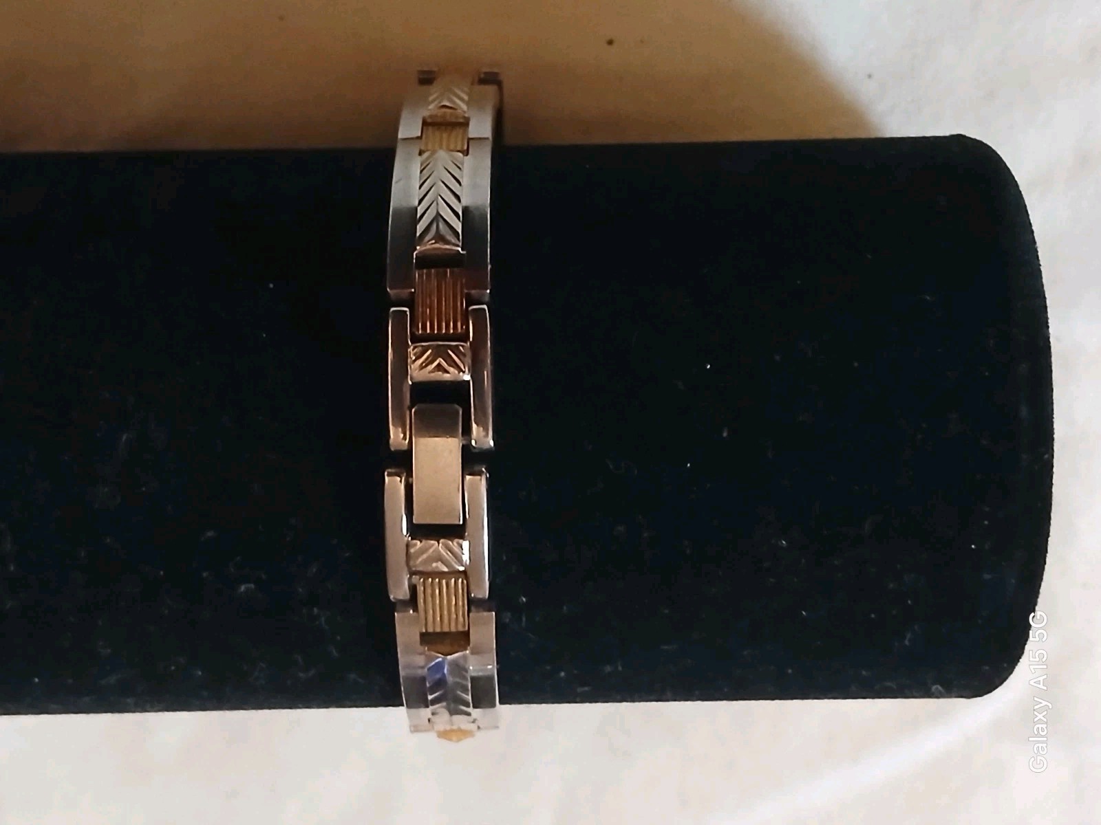 6 In Dura Vida Soild Metal Link Bracelet