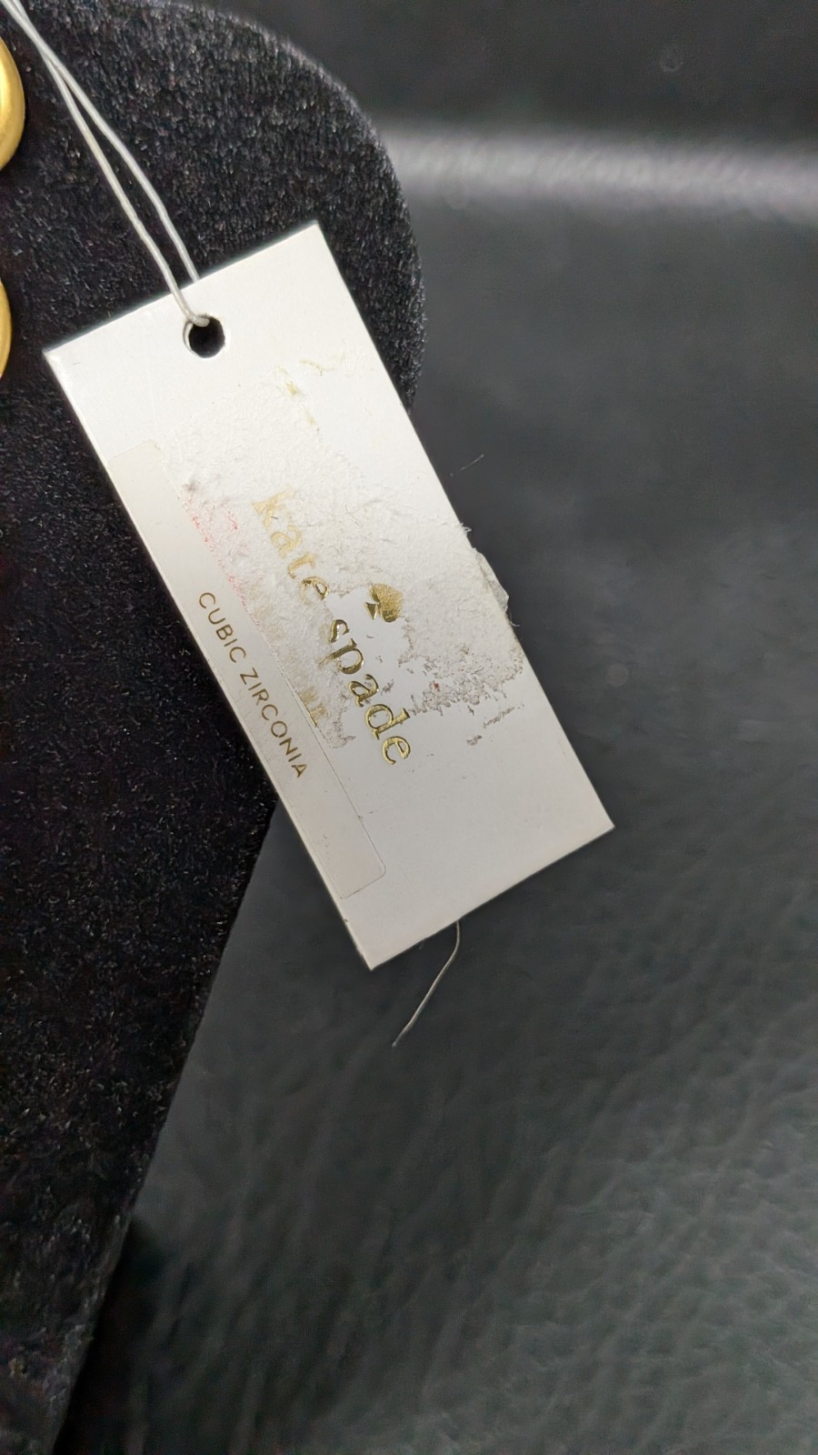 Kate Spade New Old Stock NOS Gold Tone And CZ Fashion Necklace.
