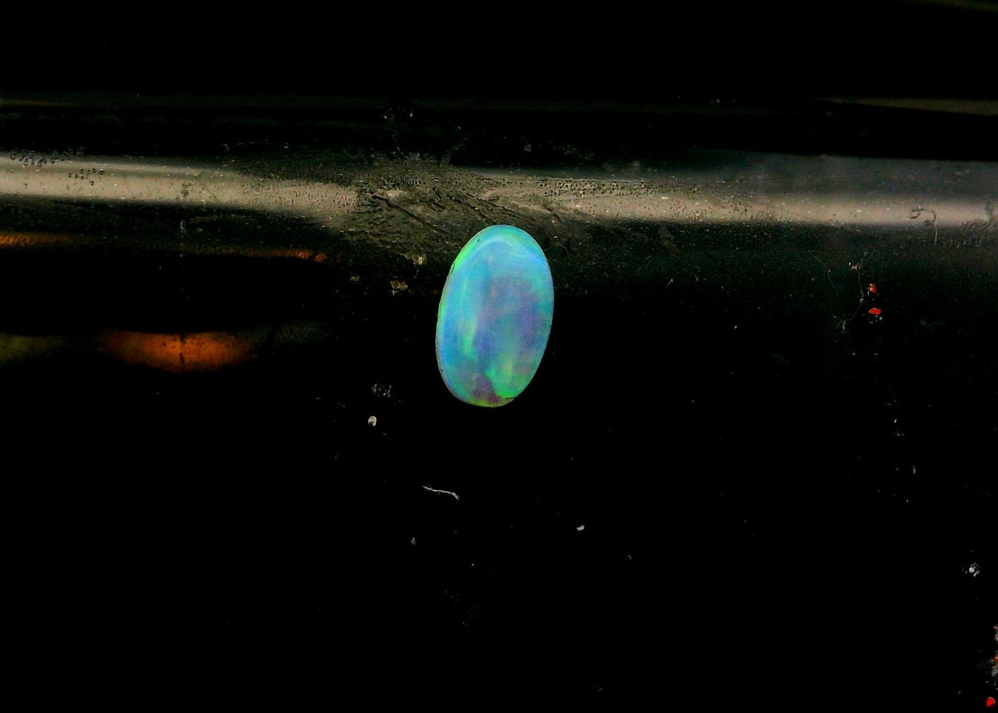 0.11ct Oval Shape Blue Green Multi-Color Opal 5 x 3 mm