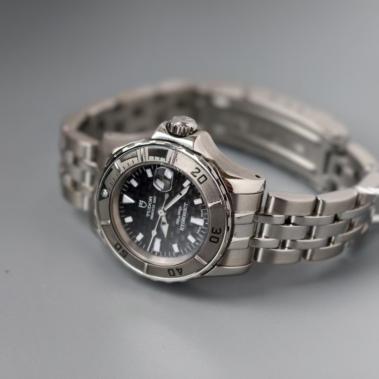 Tudor Black Dial Princess Date Hydronaut 99090P Women’s Watch Automatic 31mm