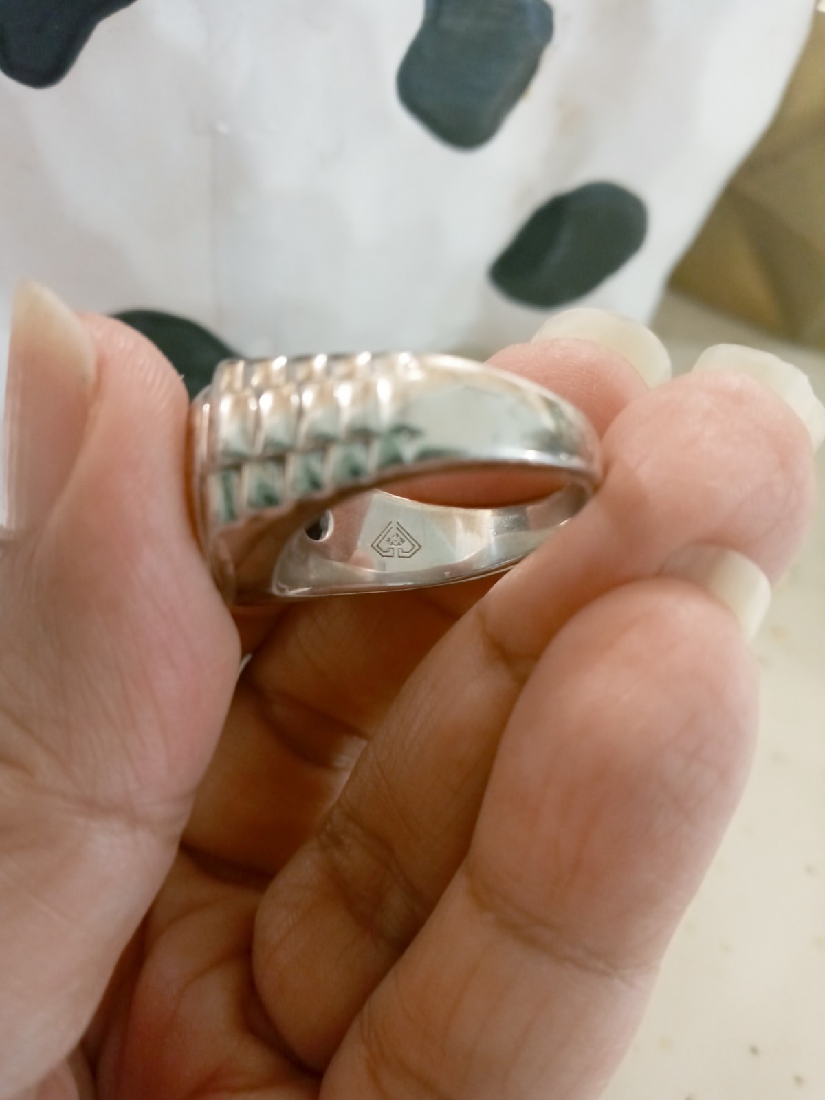 Vintage Sterling Silver Men Ring