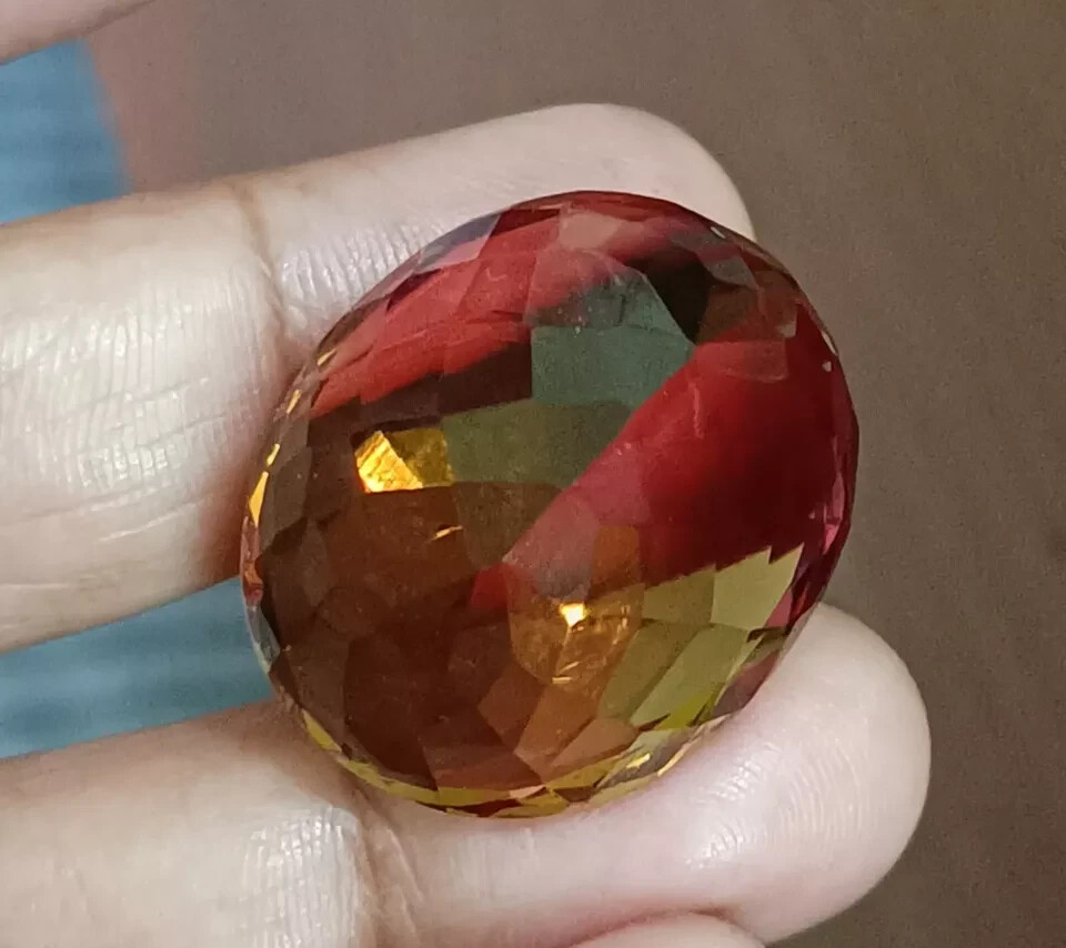 NATURAL Alexandrite (7 Color-Change) Oval Cut 71.85 Ct Loose Certified GEMSTONE