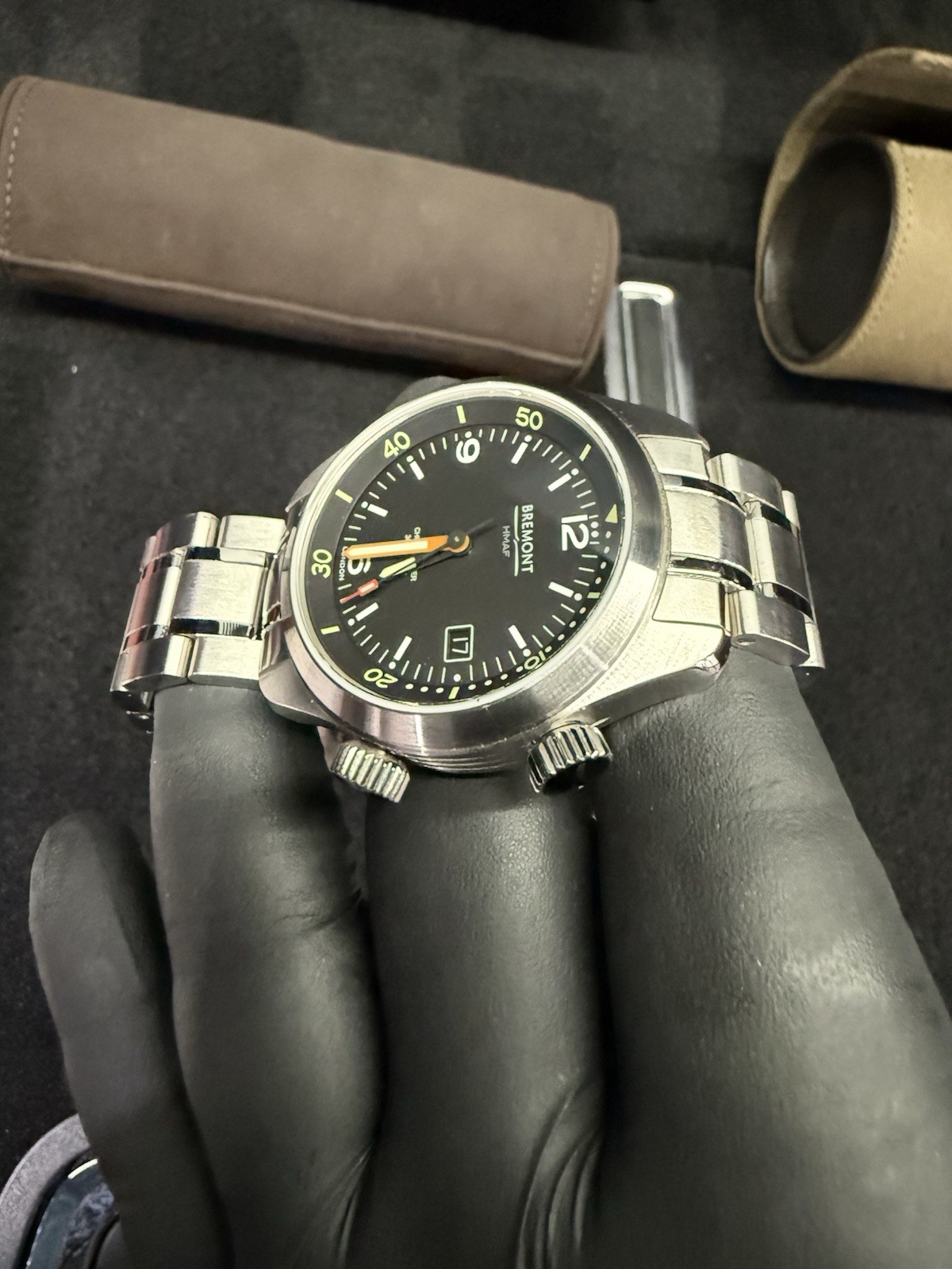 Bremont Argonaut Azure Black Dial 42mm Automatic Men’s Watch ARGONAUT-B