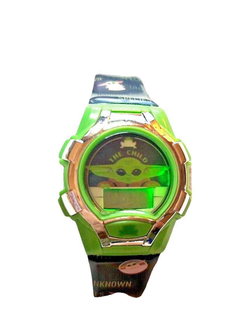 Accutime Watch Corp 9.5″ Star Wars “Little One” Digital Watch New Battery