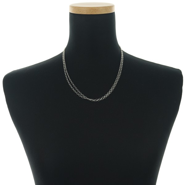 Auth Tiffany&Co. Chain Necklace Oval Link Long 92cm 925 Sterling Silver