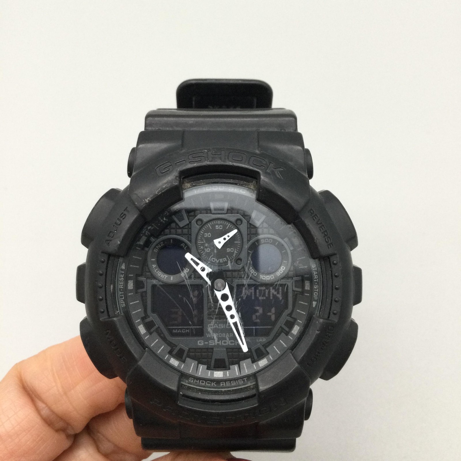 Casio G-Shock 5081 GA-100 Mens Watch 51mm Black Ana-Digi 200M Blackout