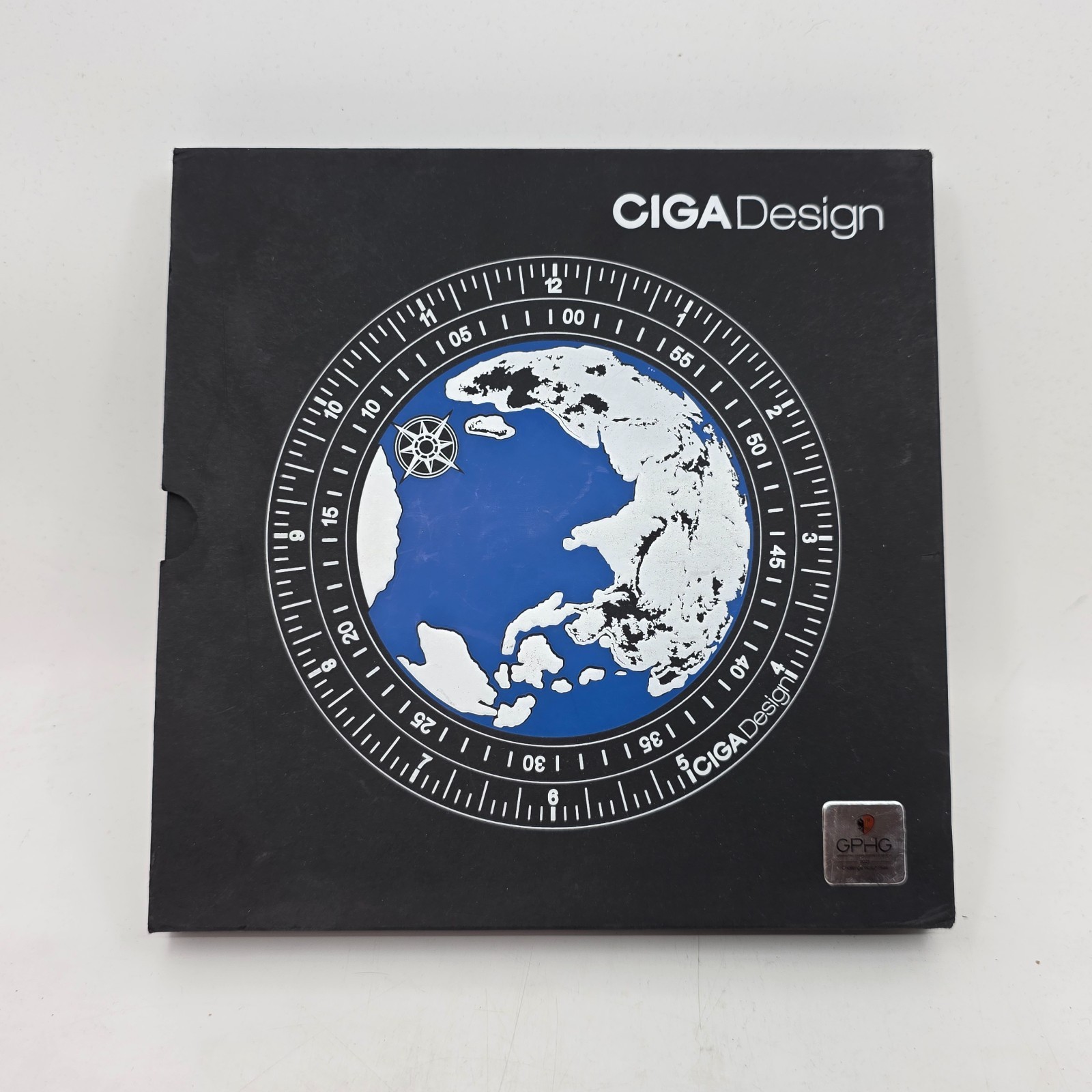 Ciga Design Blue Planet II Earth 46mm Stainless Steel Automatic Watch Blue Band
