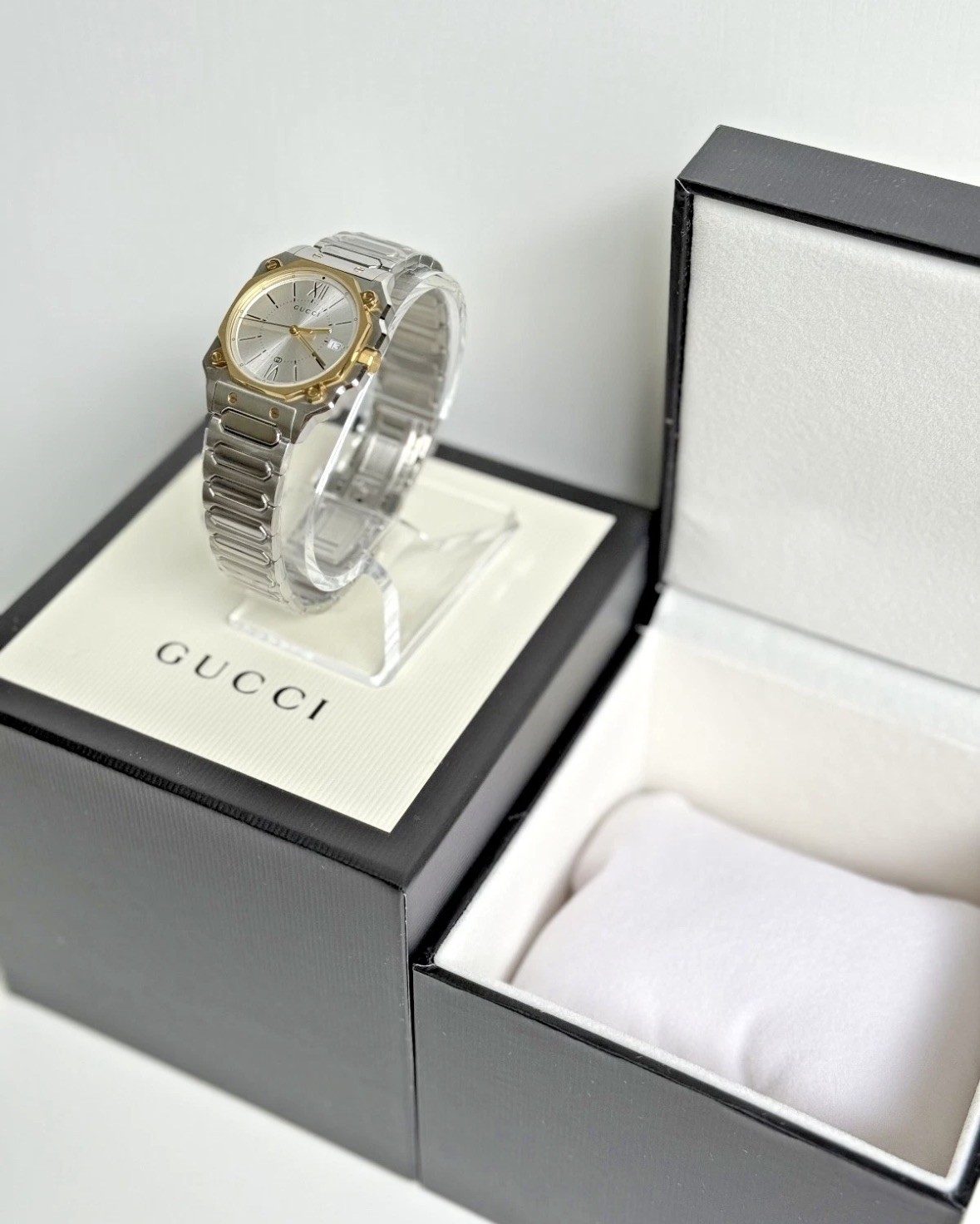 Gucci G-FLAT YA166506 Quartz Gucci Watch Square Watch Gold Watch Unisex