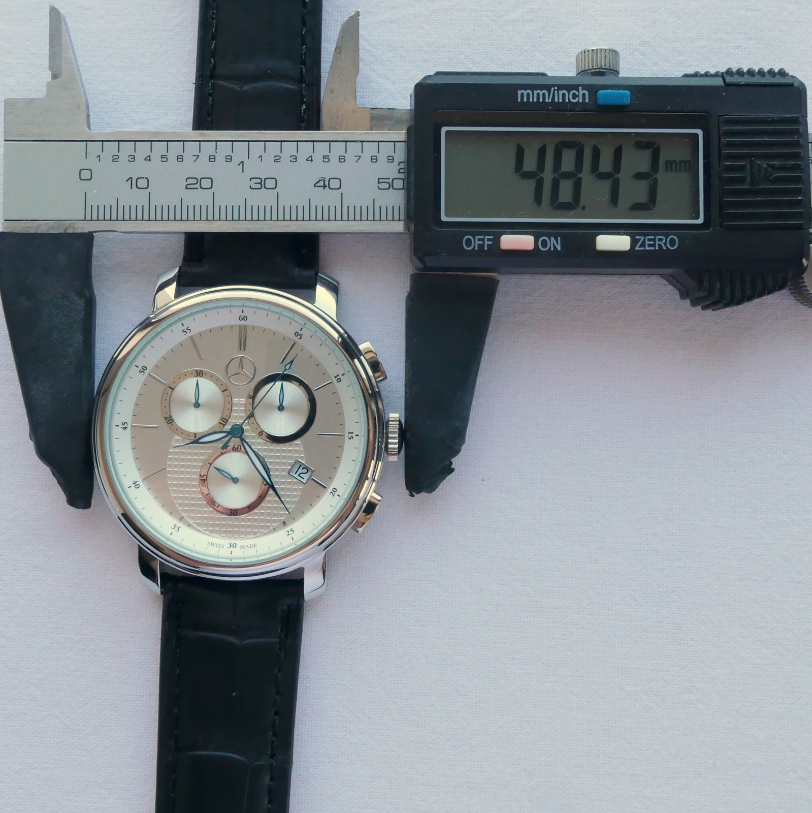 Mercedes Benz Classic Collection Car Accessory Art Deco Design Chronograph Watch