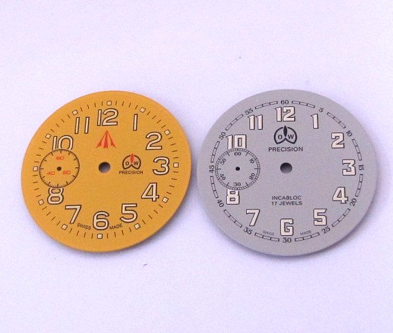 2x O & W MILITARY for ETA 6497 movement. NOS, swiss made