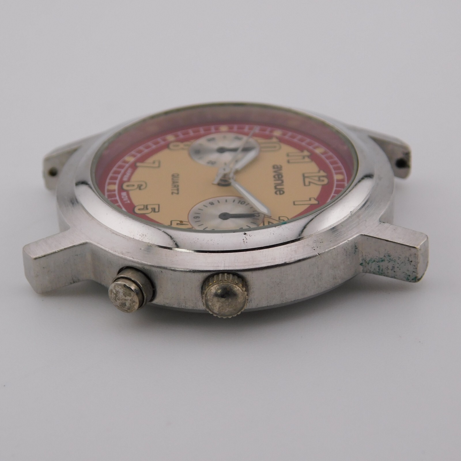 ACCUTIME WATCH CORP. avenue Quartz Analog Men’s Watch New Battery
