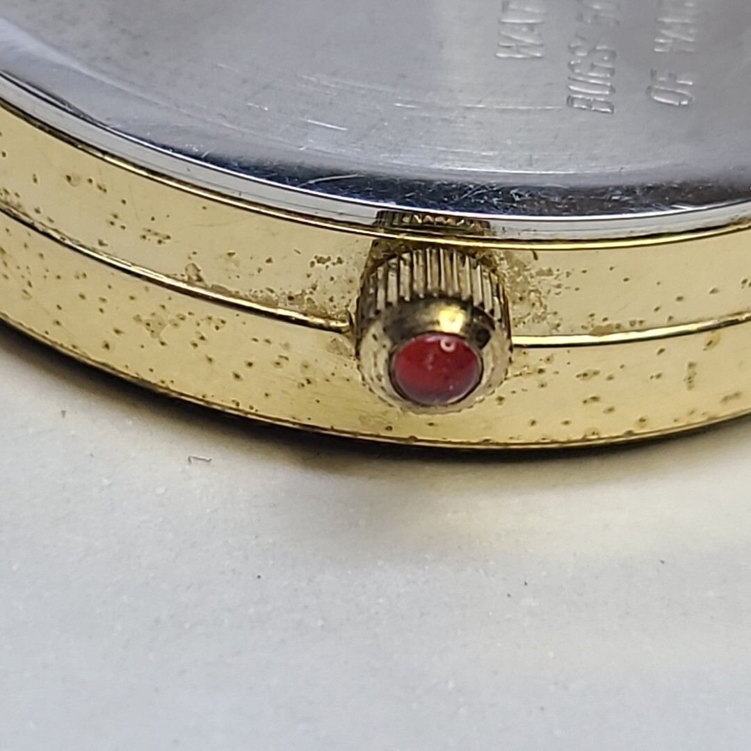 Armitron Bugs Bunny 50th Gold Diamond Quartz 1989 Watch For Parts Not Working
