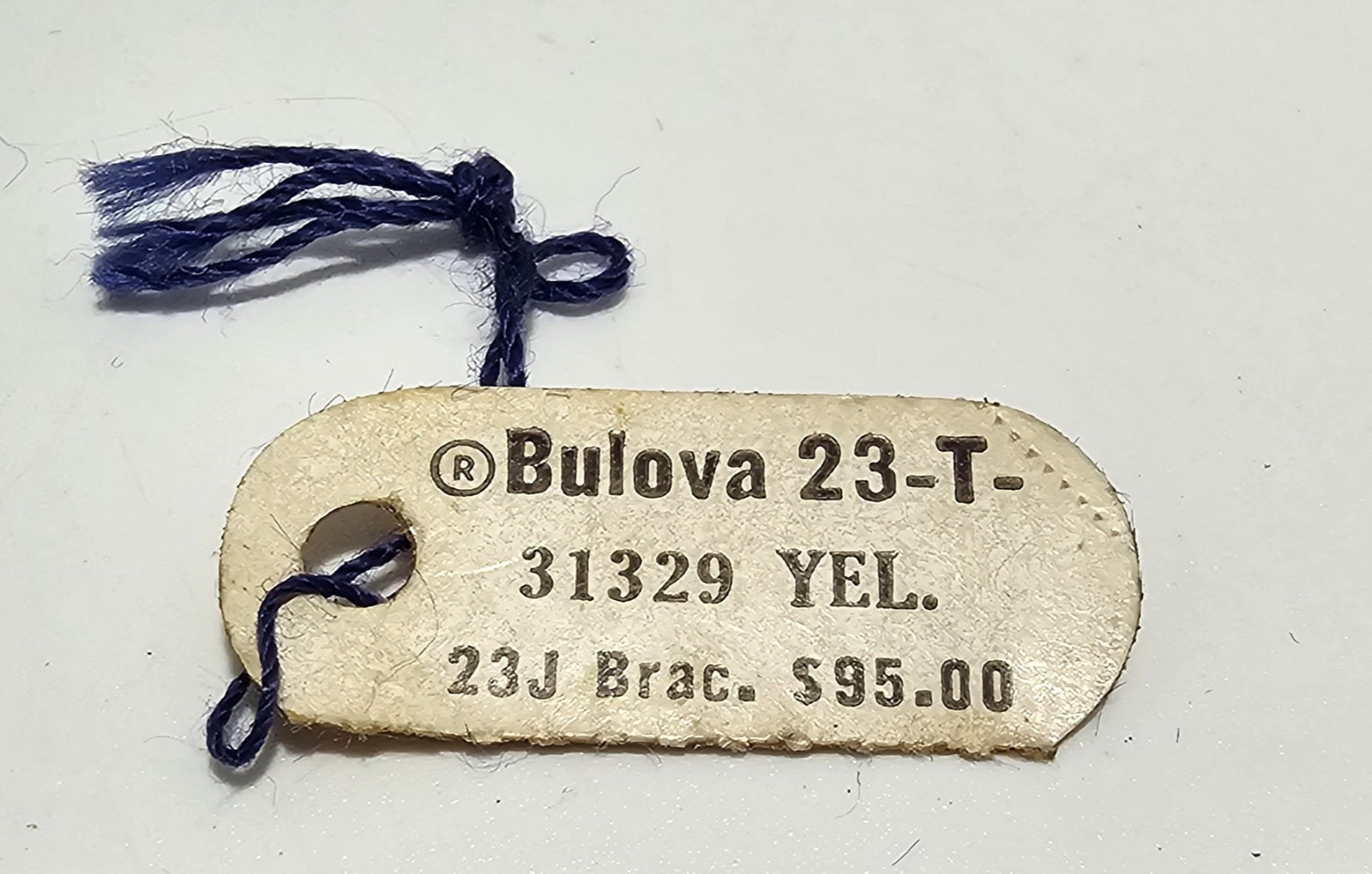 1956 Vintage Bulova 23-T 23 Jewel Self Winding Watch NOS Original Box Papers