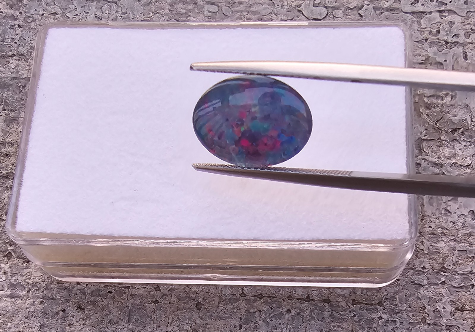 Opal triplet 14.2×10.1mm Oval Loose Stone