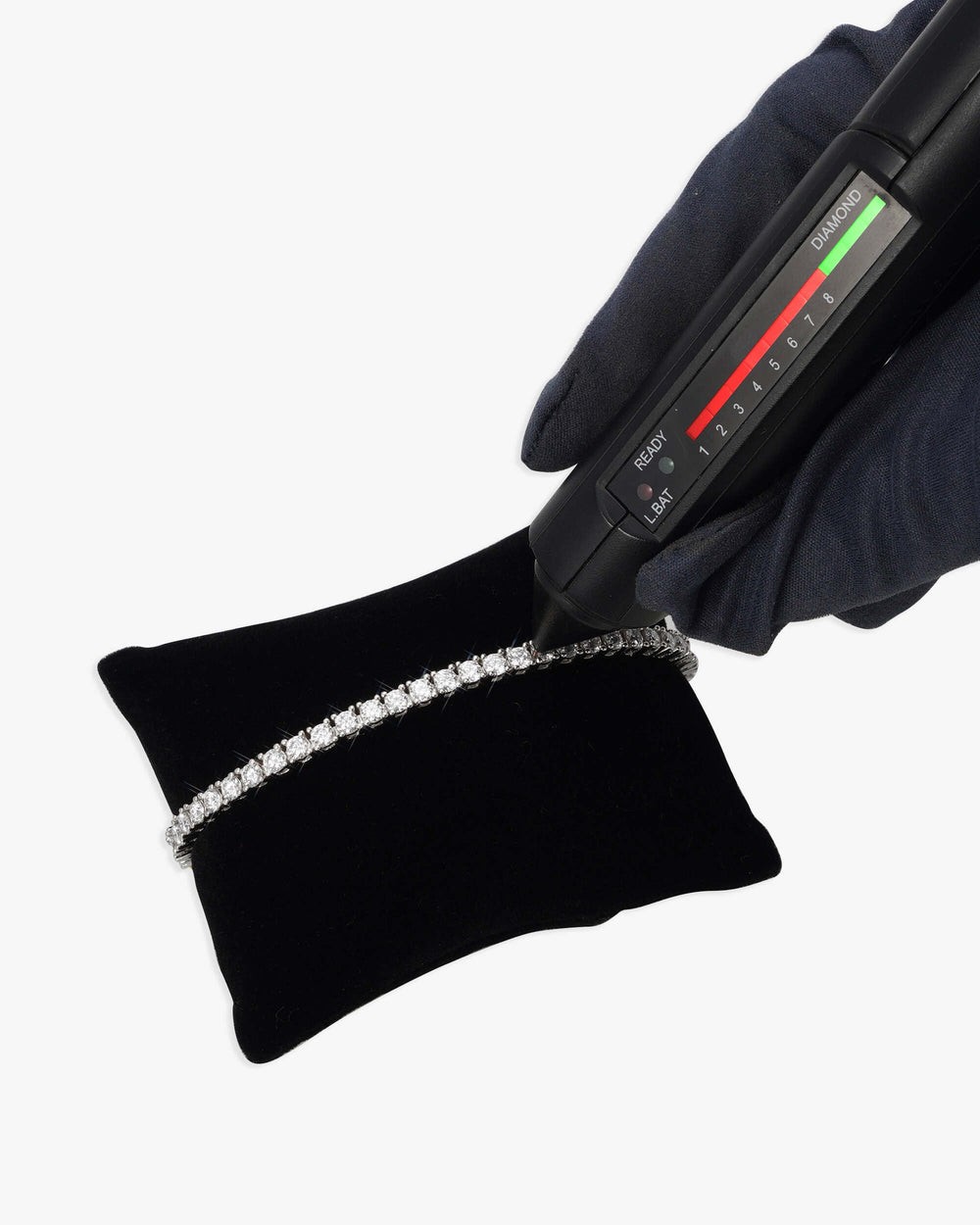 6.50mm Moissanite Tennis Bracelet in 925 Sterling Silver Luxury Unisex jewellery