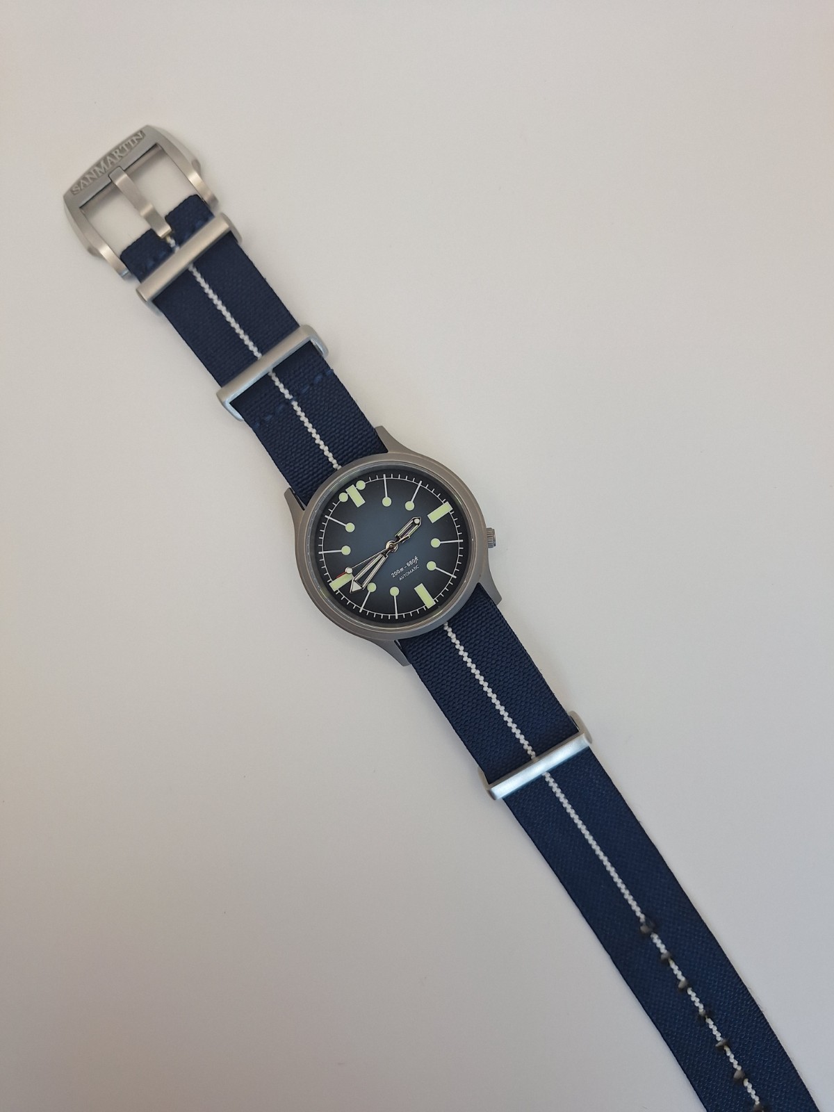 37mm Titanium Watch VH31 Quartz NATO Strap Custom Mod Tactical Military Field