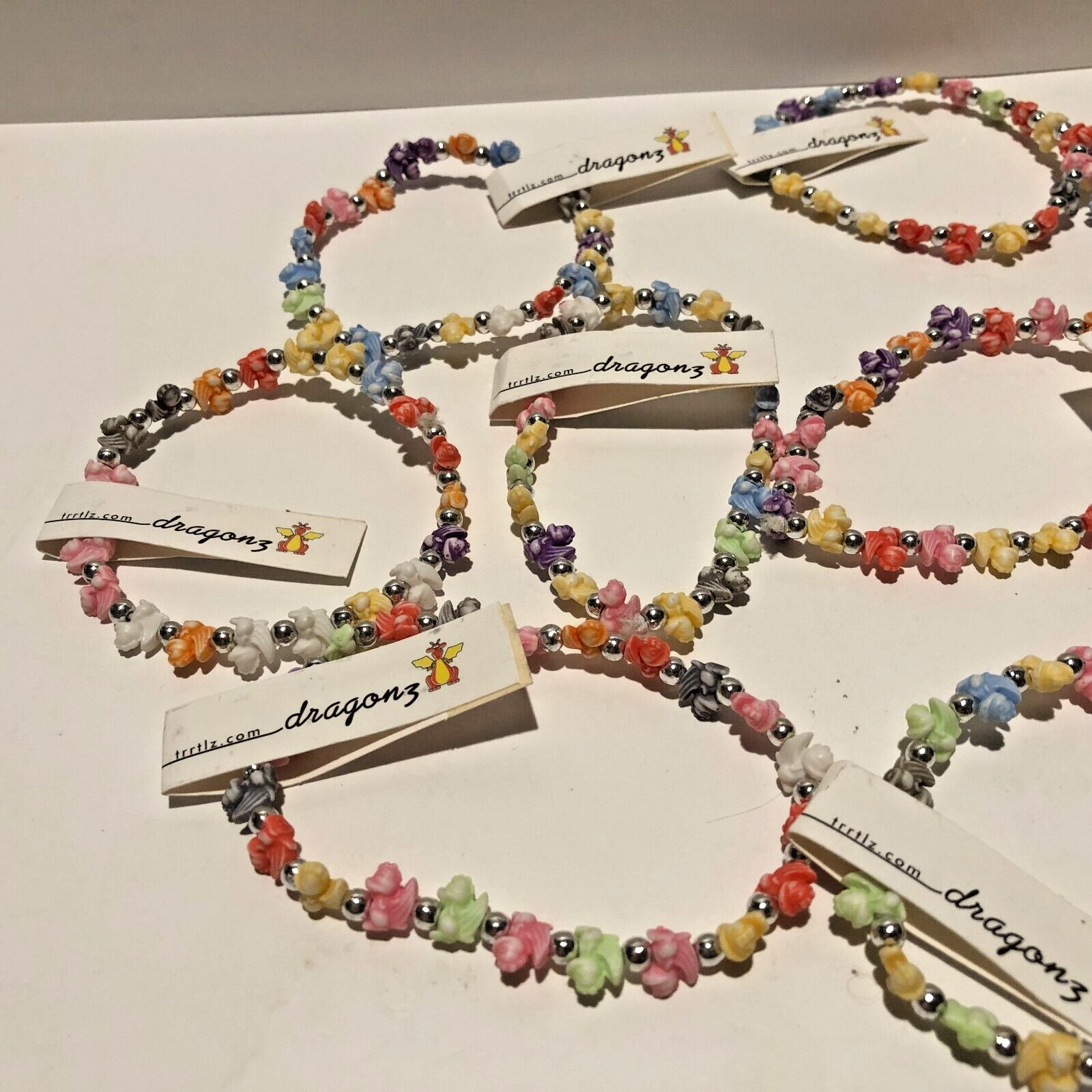 Bracelets NWTs Girl’s Birthday Party Swag Bags set of 10 Colorful Dragonz