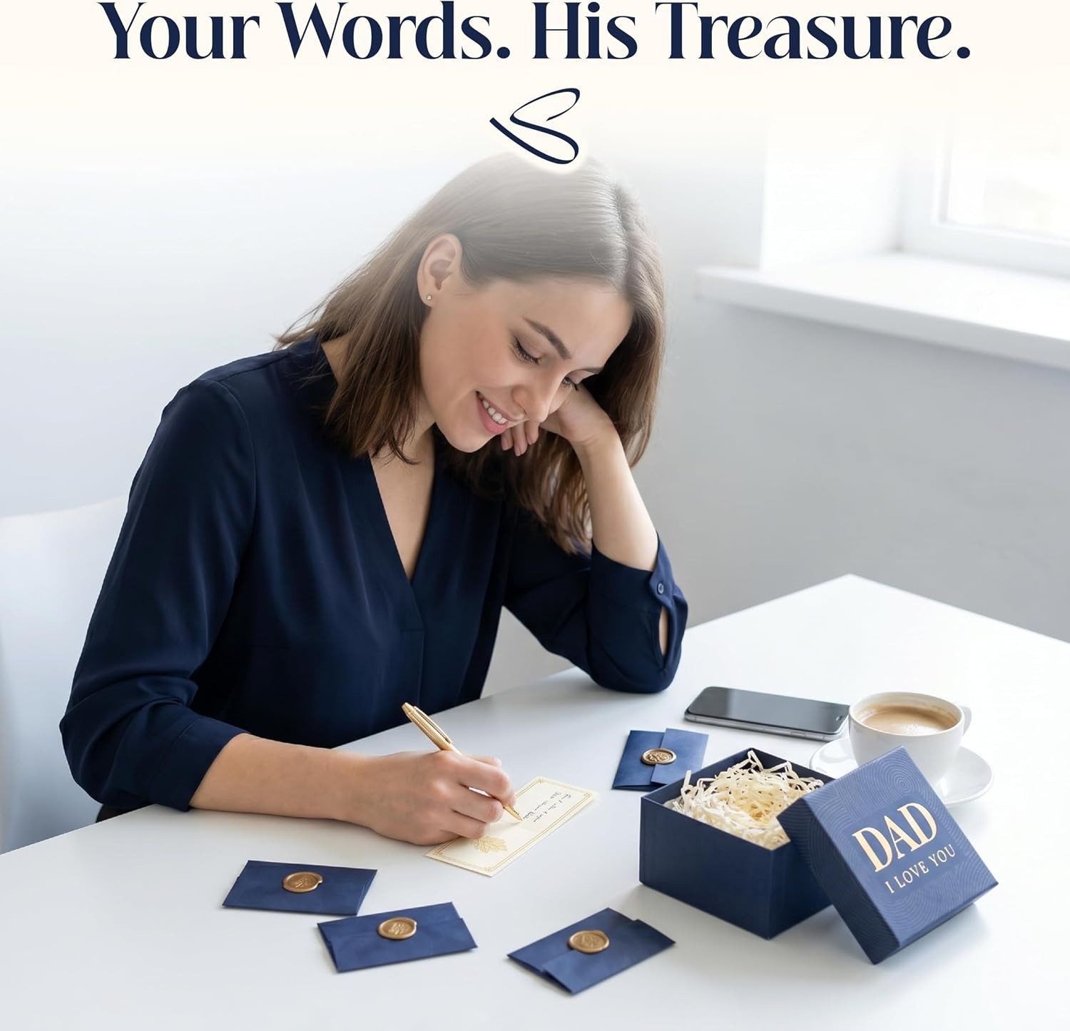 Emotional Father’s Day Gift: 60 Love Notes + Digital Surprise Experience