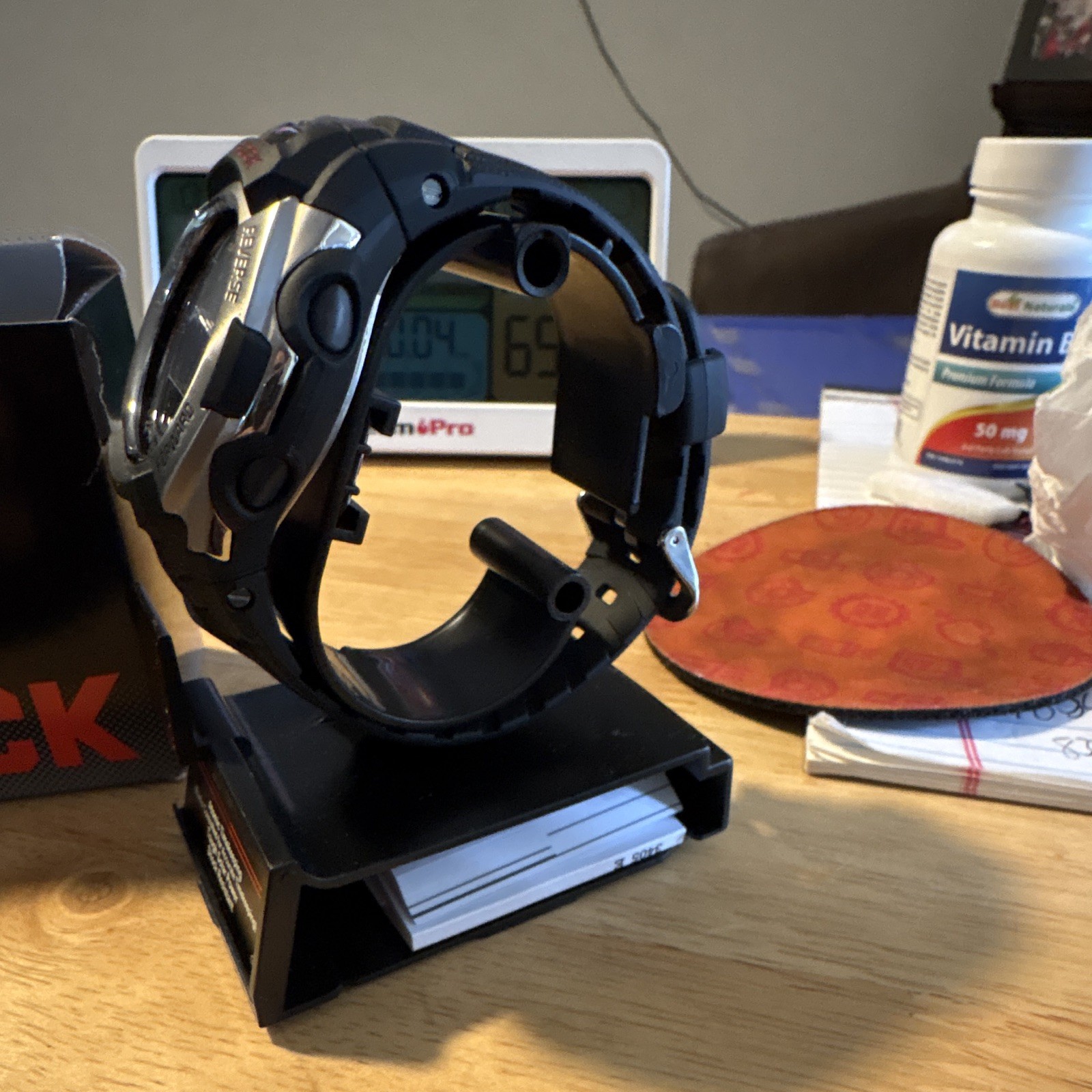 Casio G-SHOCK Men’s Digital Tough Solar 200m Black Resin Strap w/ Box