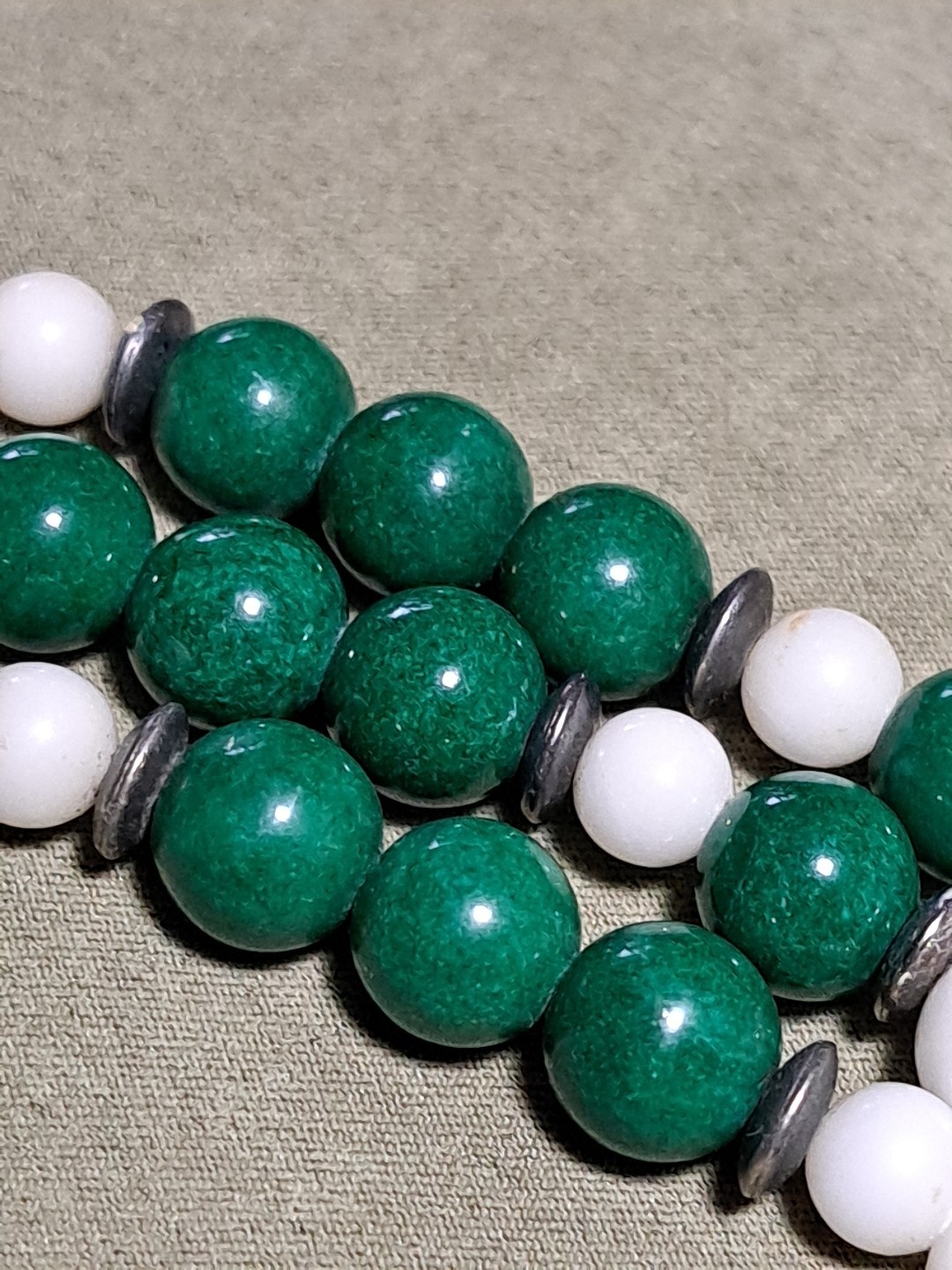 Vintage Mid 20th Century Gemstone 32″ Necklace