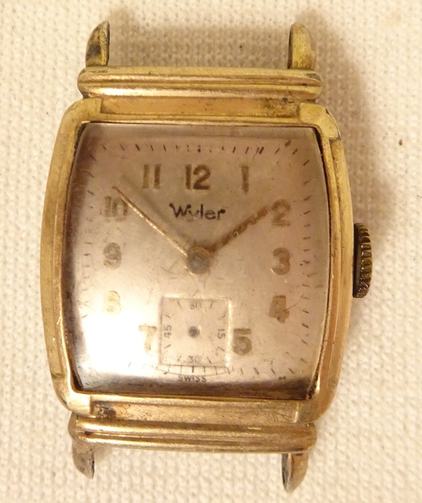 Wyler Wristwatch 7J Antique Men’s Parts or Repair