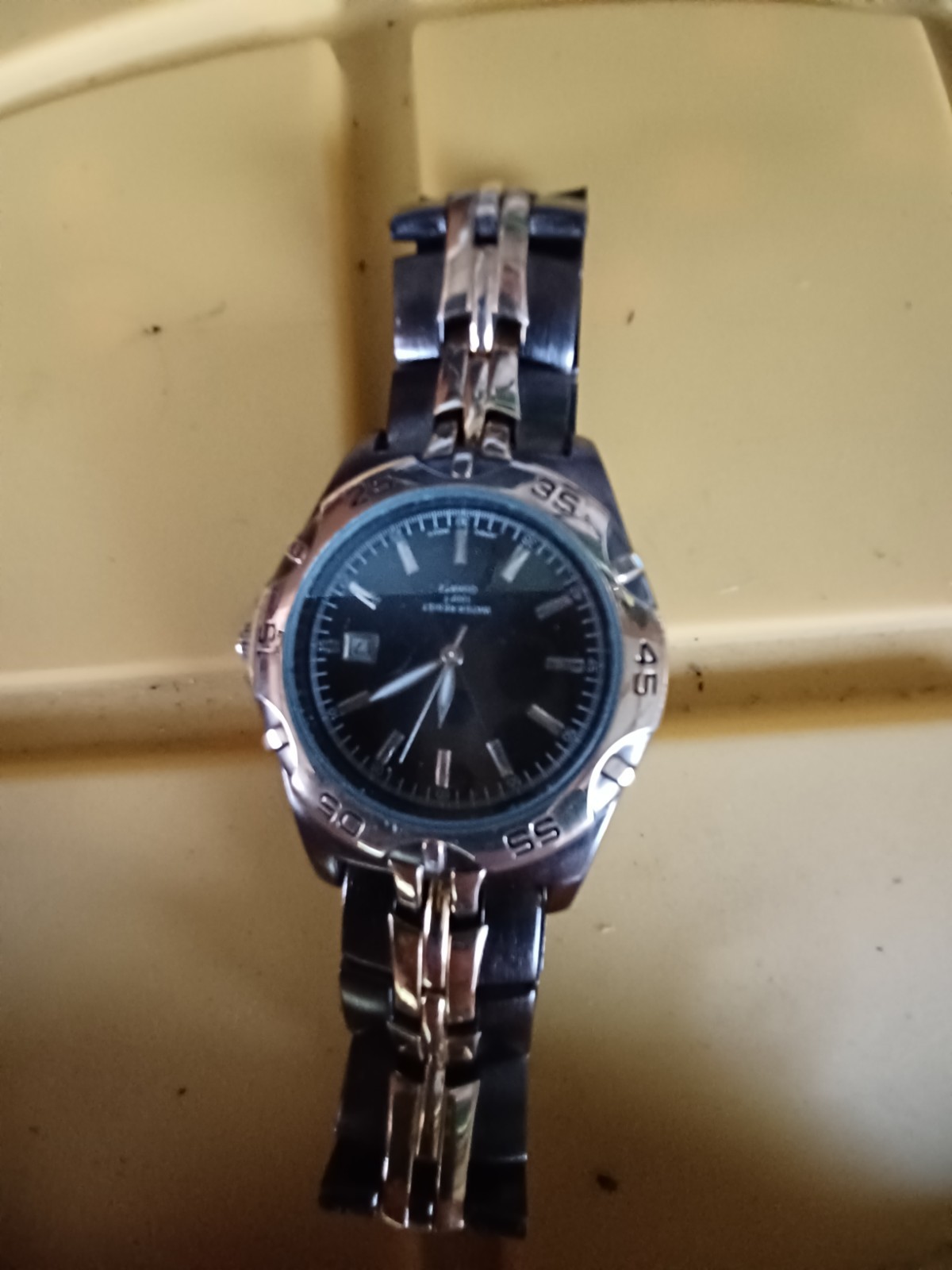 Puritan PUR60552W Quartz Date Adjustable Water resistant 100ft GUNMETAL WATCH