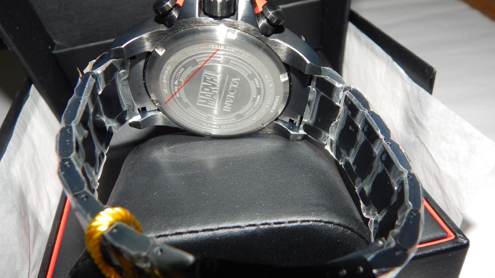 New INVICTA Marvel OCTANE DEADPOOL 48mm Watch 100m 27155 & Box LE 618/3000